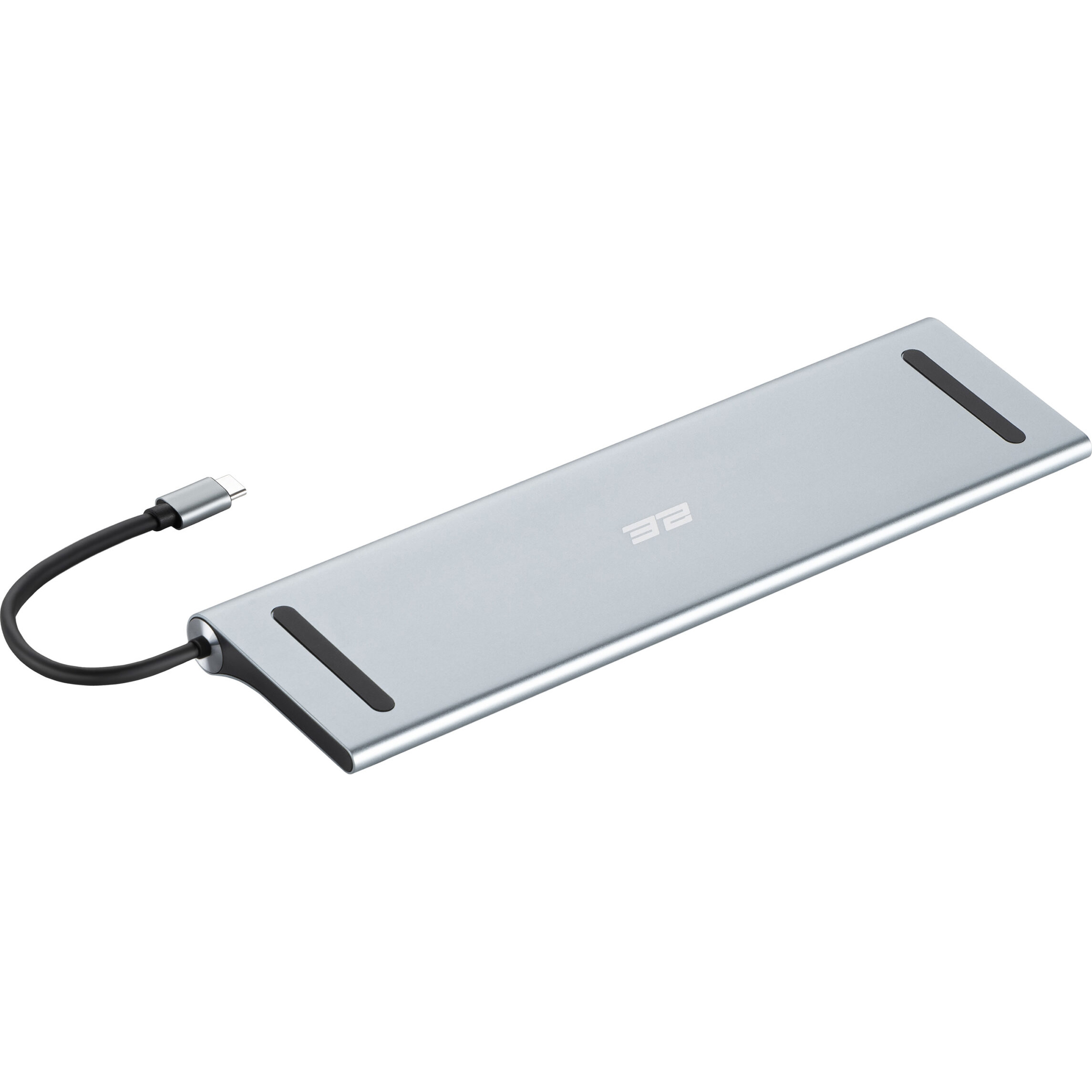 Док-станция 2E USB-C to 2xHDMI, 1xVGA, 2xUSB3.0, 1xUSB2.0, 2xPD, LAN, AUX, SD/TF (2E-W2703)