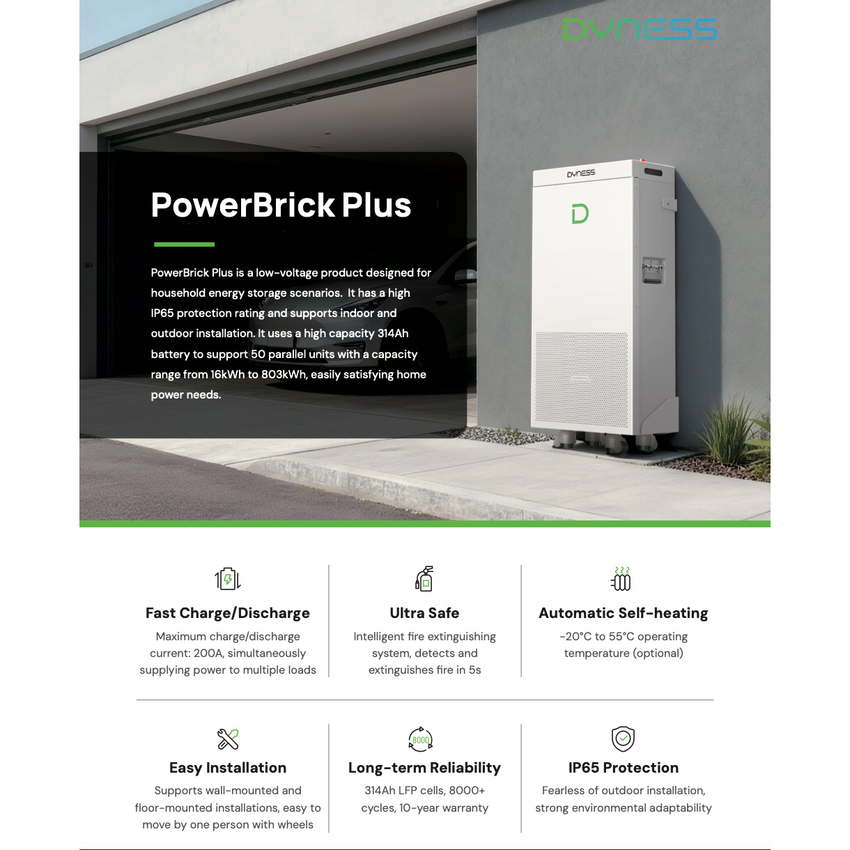 Акумуляторна батарея DYNESS PowerBrick Plus