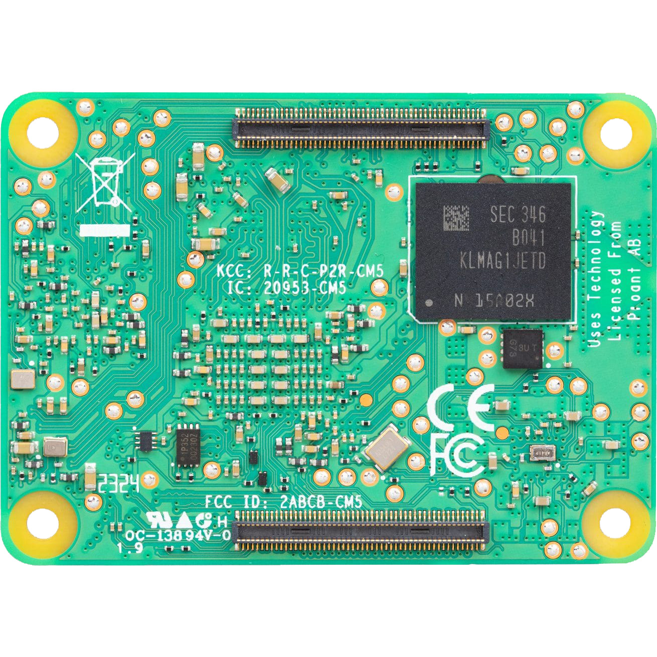Микро-ПК RASPBERRY PI Compute Module 5 8GB RAM 32GB eMMC (CM5008032)
