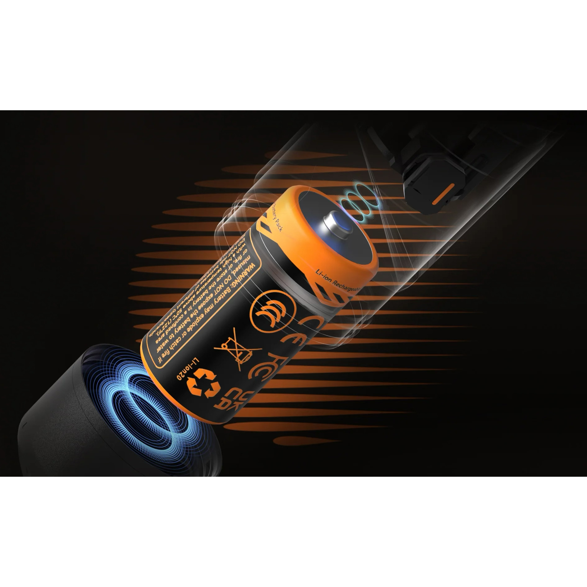 Акумулятор FLEXTAIL Zero Battery RCR123A 16340 900mAh 3.6V, USB-C заряджання