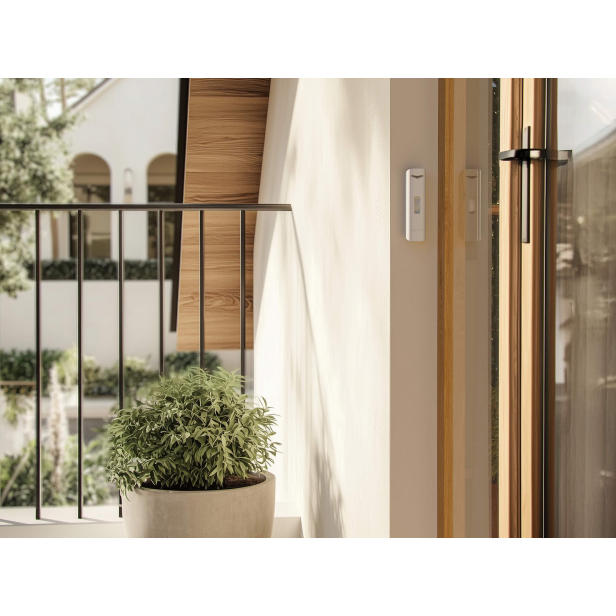 Датчик руху типу «штора» AJAX Curtain Outdoor Mini Jeweller White