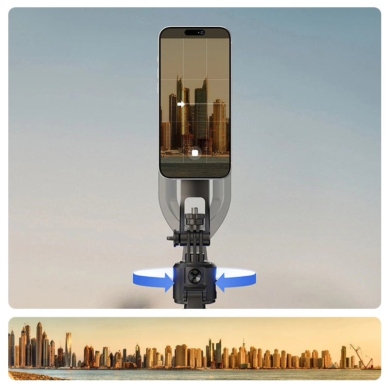Розумний штатив з автотрекінгом ULANZI TT23 Auto-Tracking Selfie Stick Tripod Phone Clamp Version (T168A)