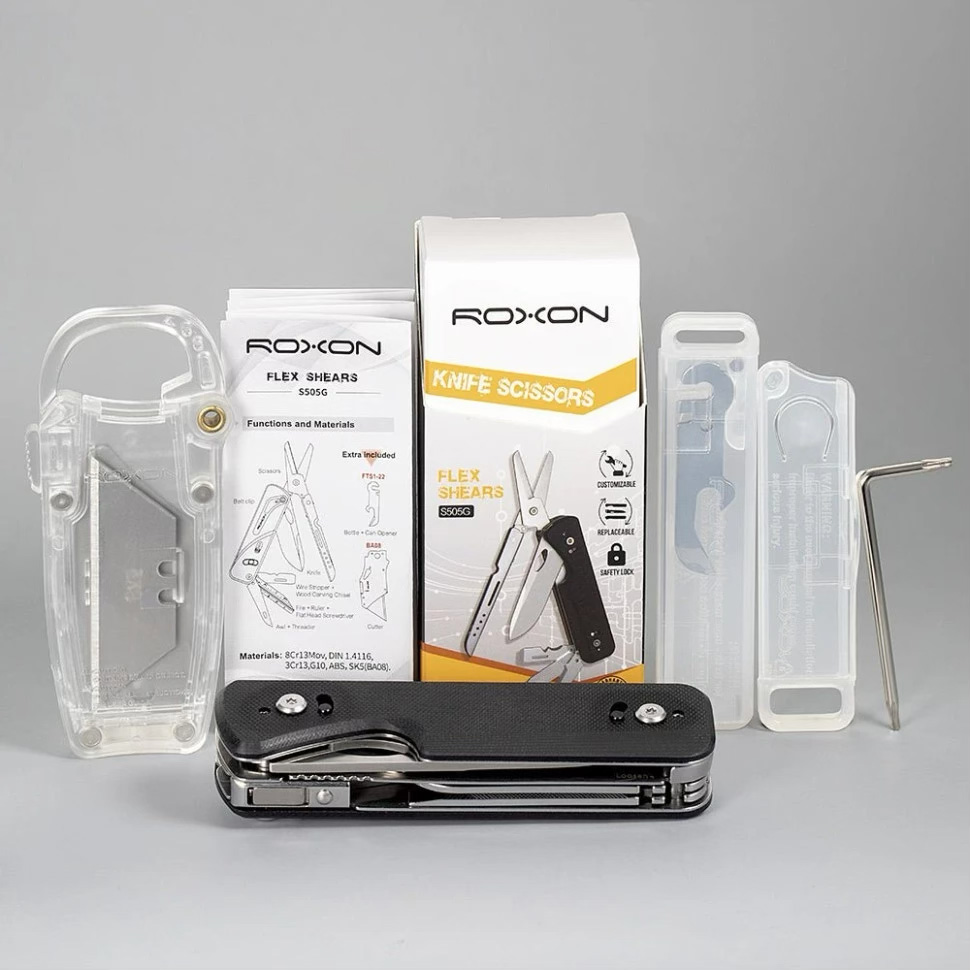 Мультитул ROXON Flex S505G Black