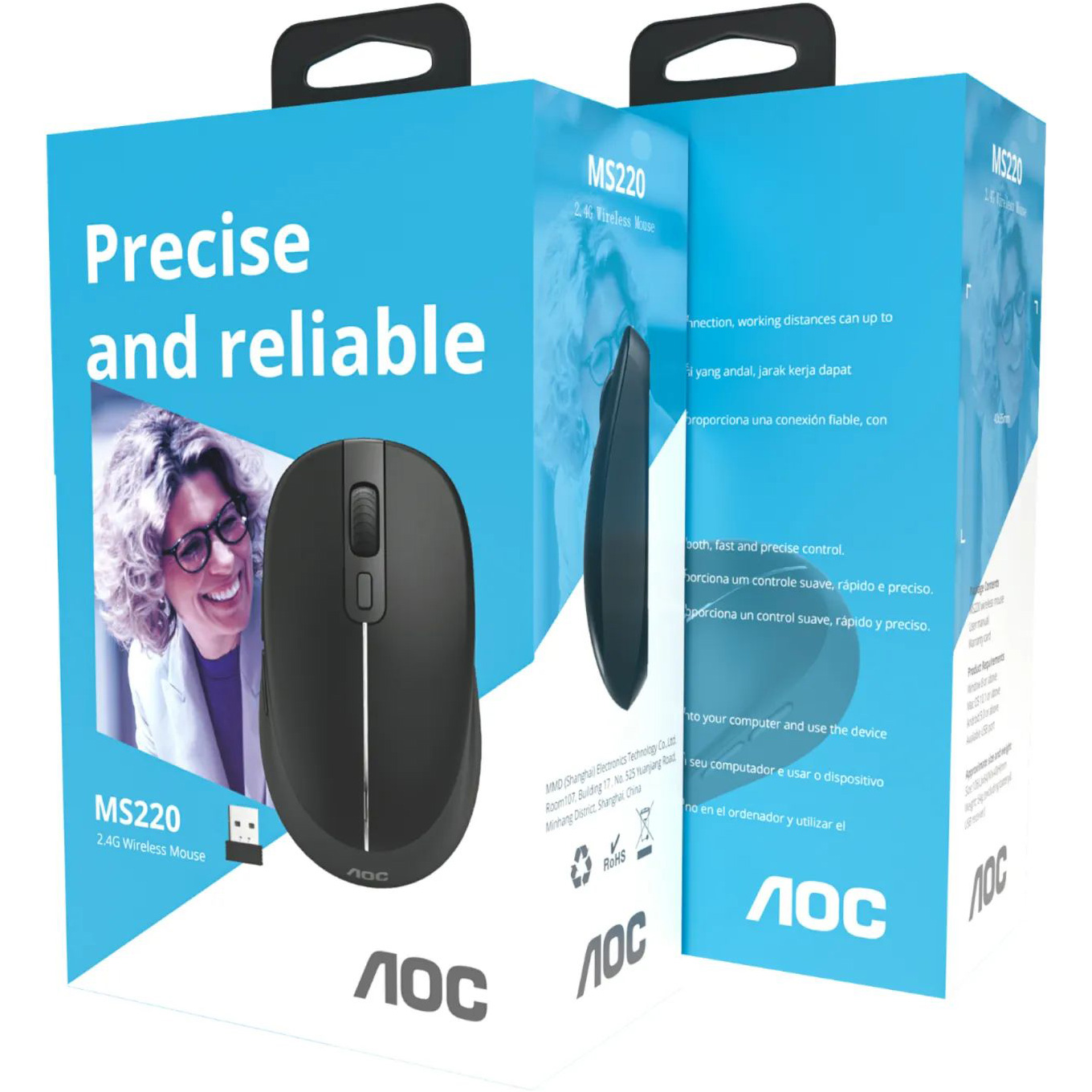 Мышь AOC MS220 Black