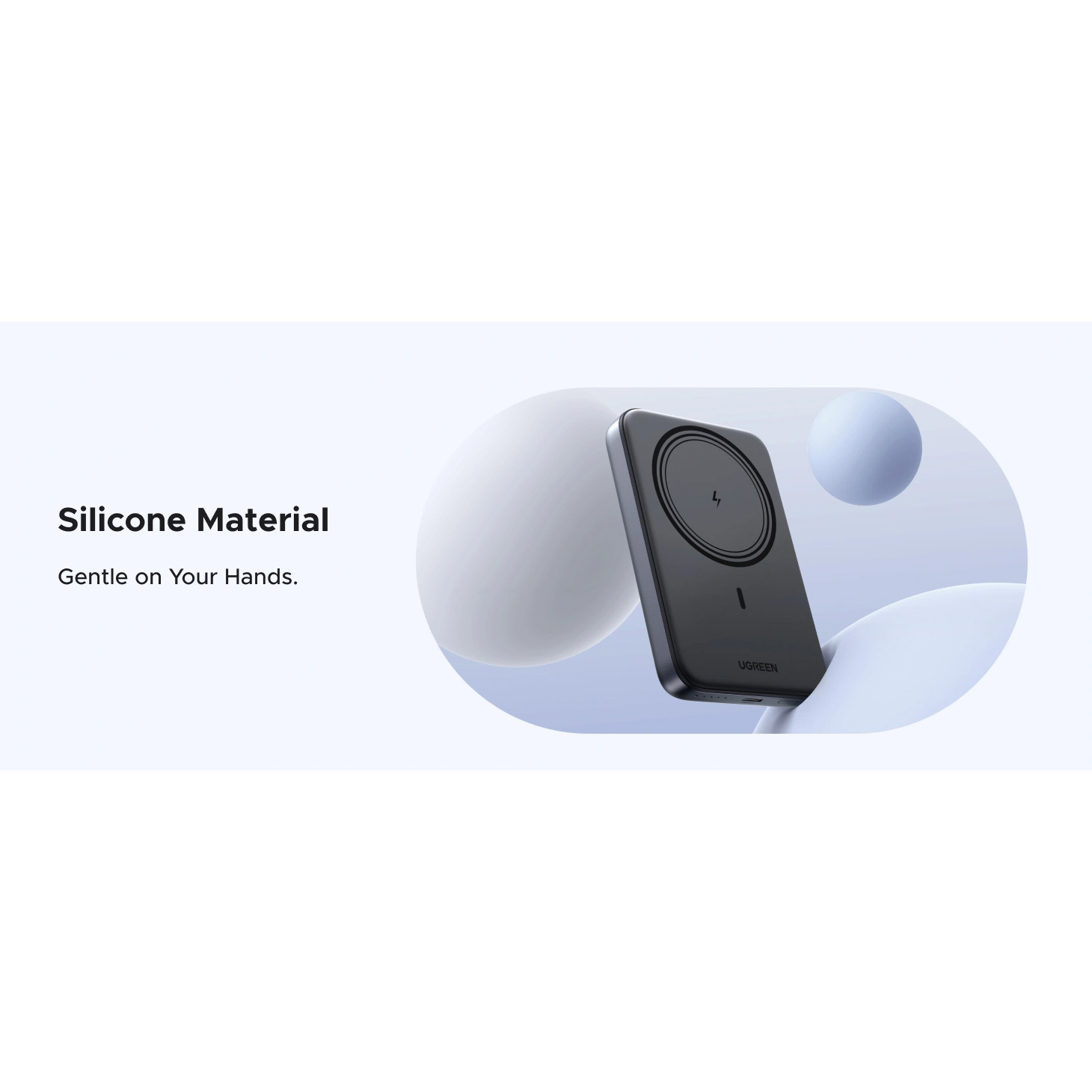 Повербанк MagSafe UGREEN PB561 Nexode 20W 10000mAh Space Gray (25919)