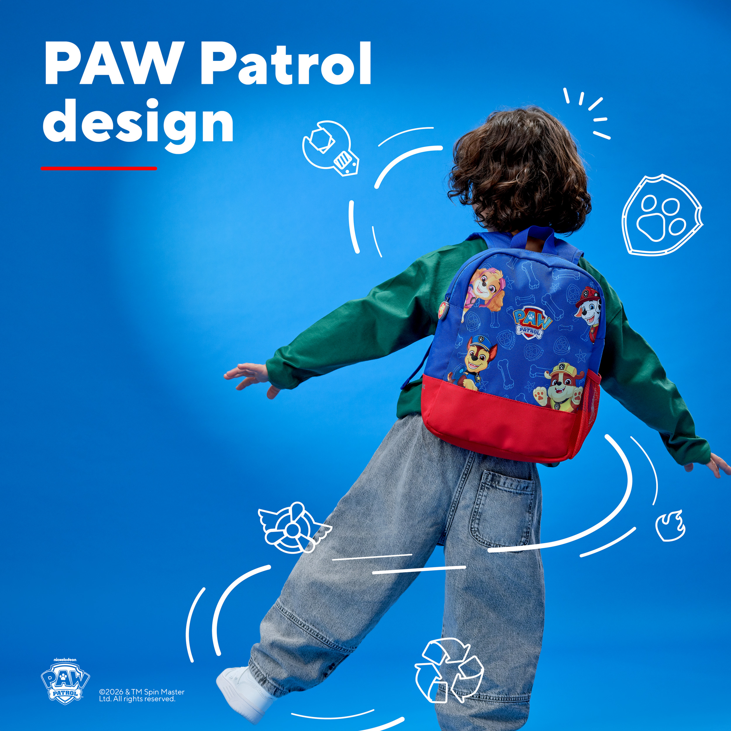 Рюкзак дитячий TRUST Vymo PAW Patrol Blue (25653)