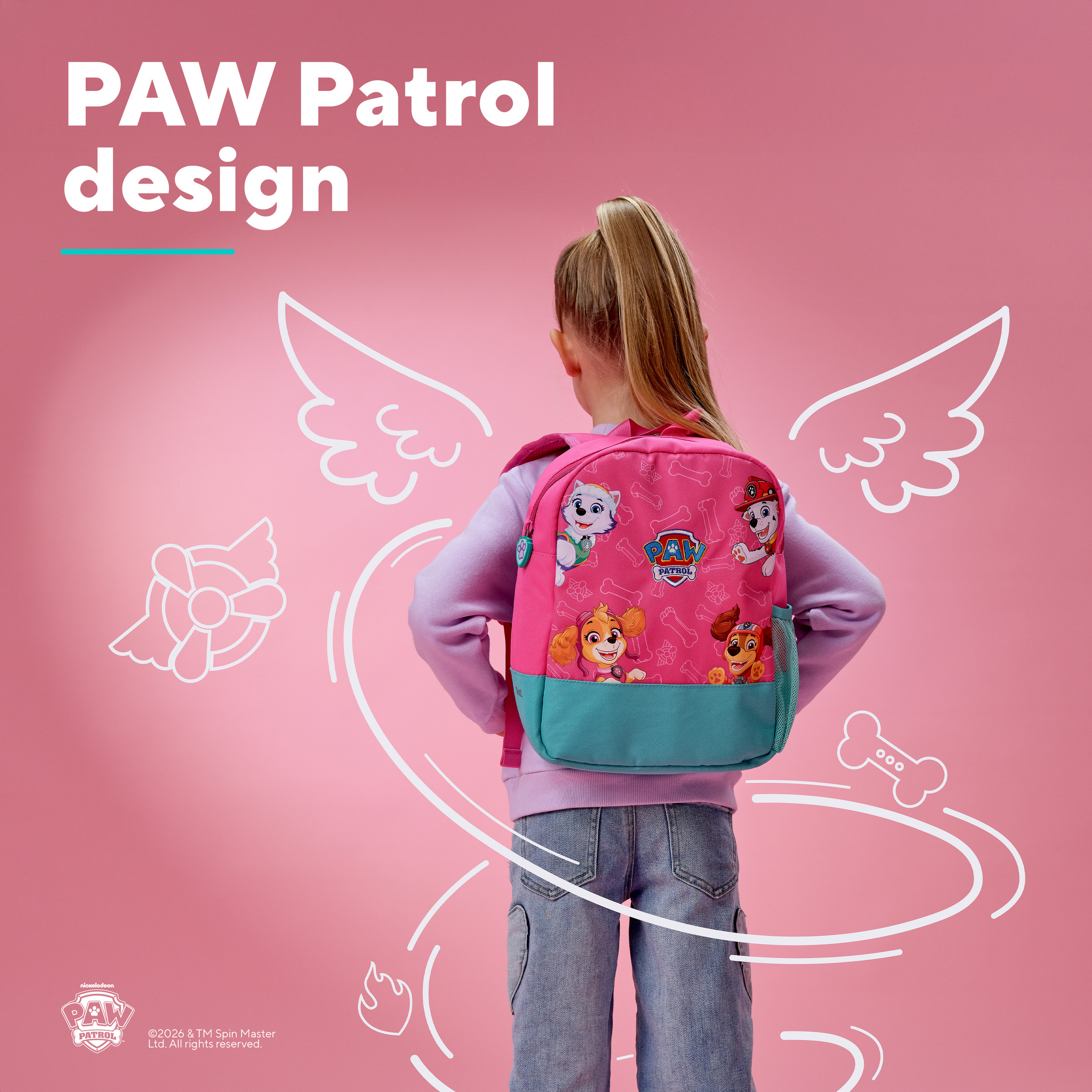 Рюкзак дитячий TRUST Vymo PAW Patrol Pink (25654)