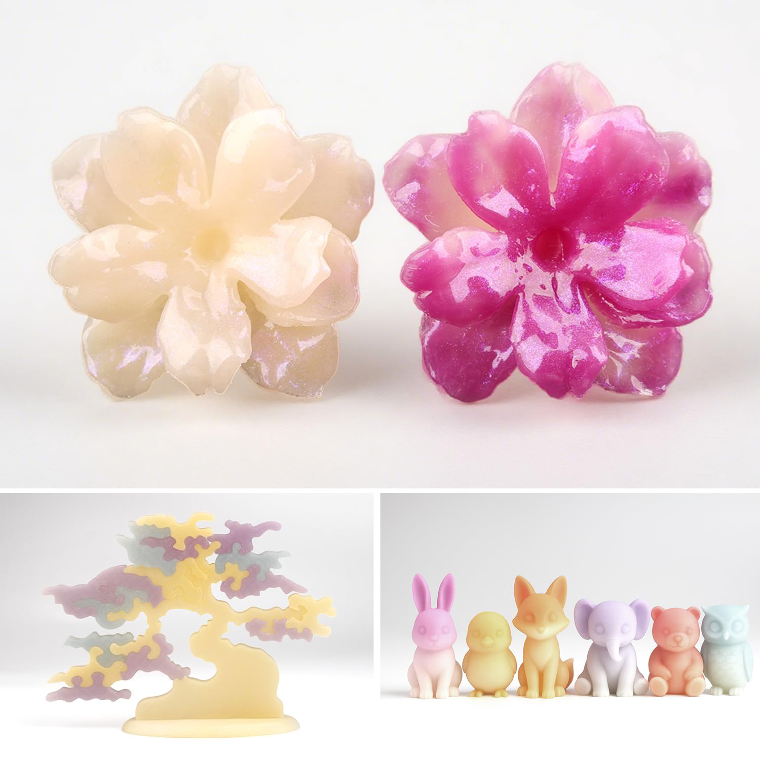Пластик (филамент) для 3D принтера ESUN PLA-UV Color Change 1.75mm, 1кг, Change Fuchsia (PLA-UV CC175UV-F1P1)