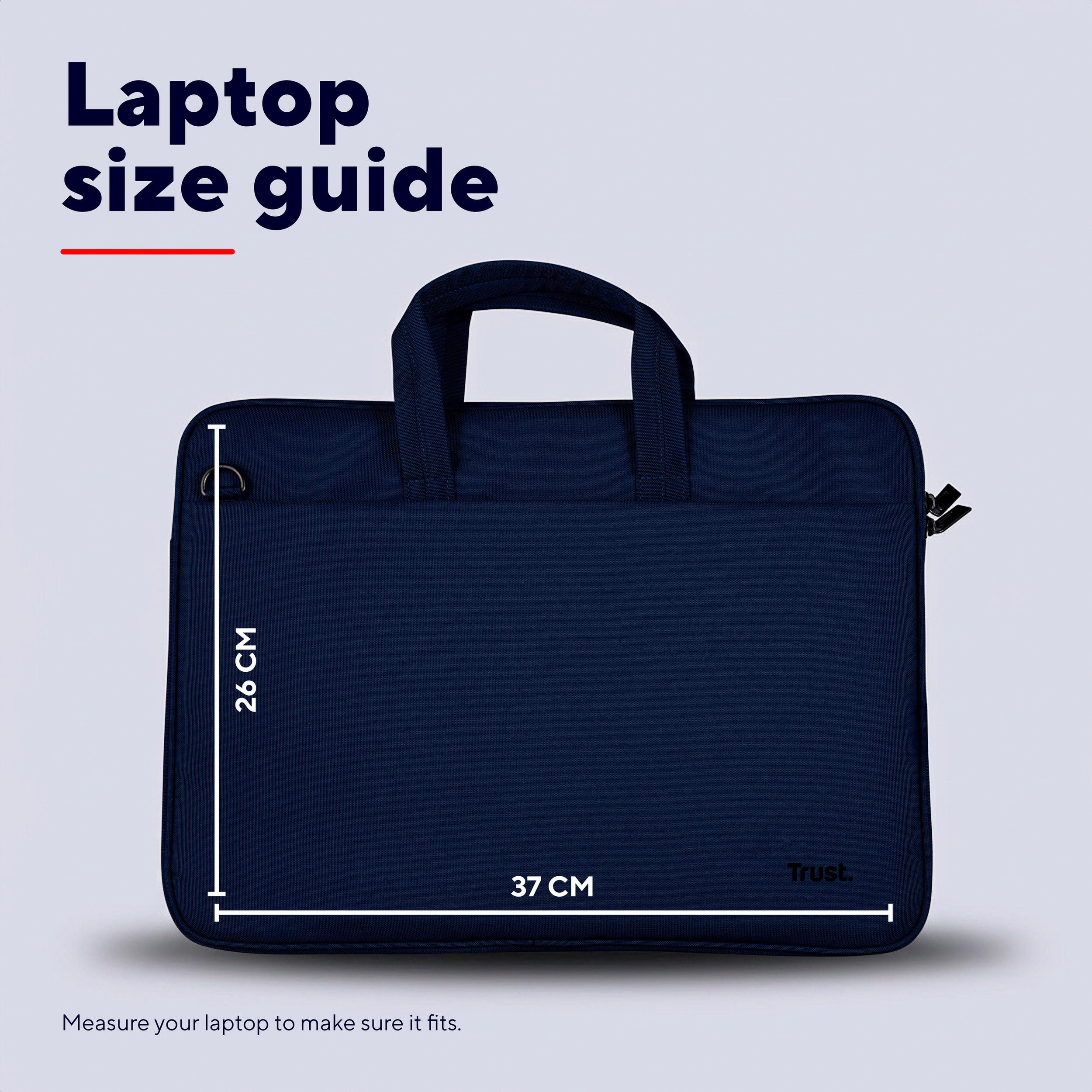 Сумка для ноутбука TRUST Bologna Slim 14" Blue (26208_TRUST)