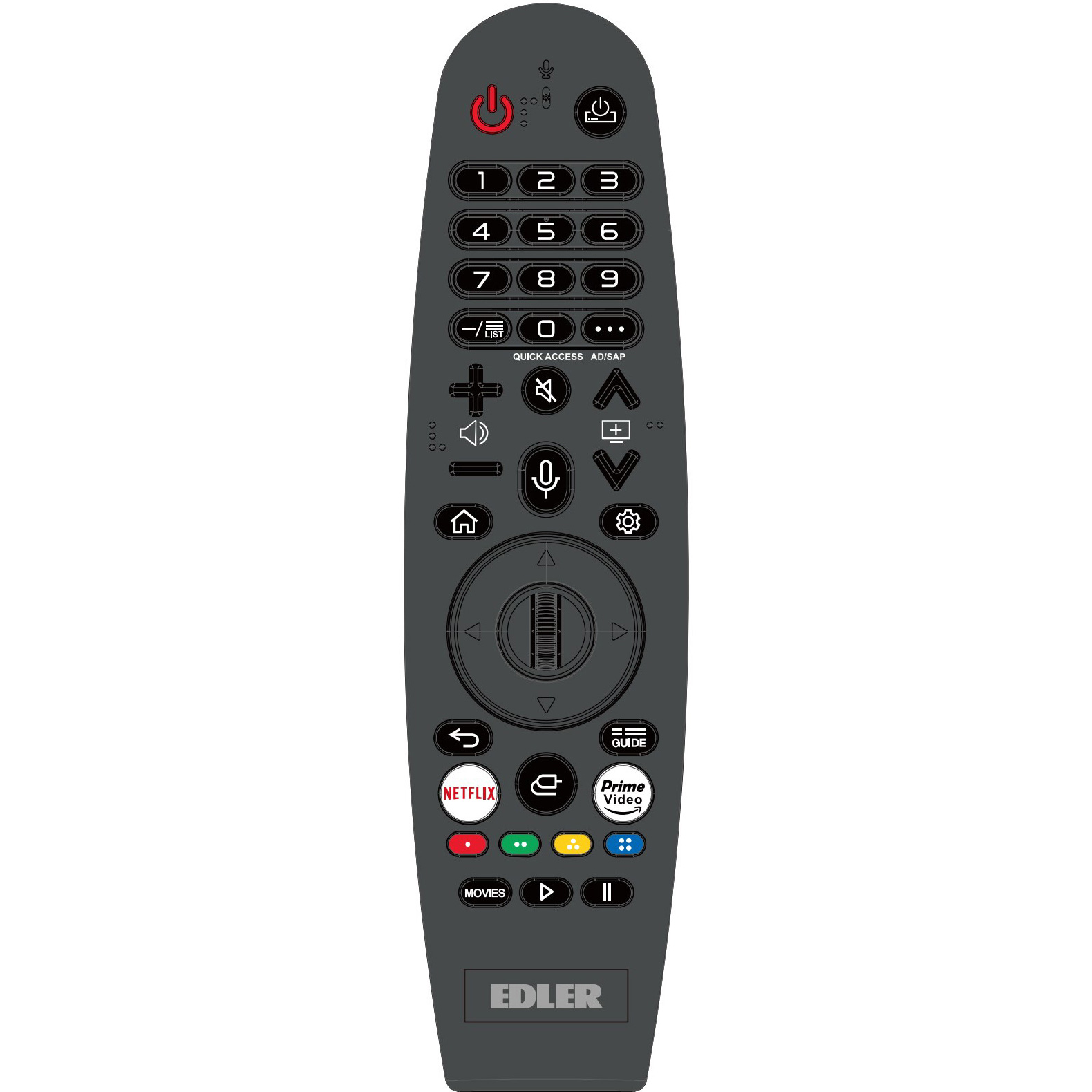 Телевизор EDLER 32" AK32HHD22 W