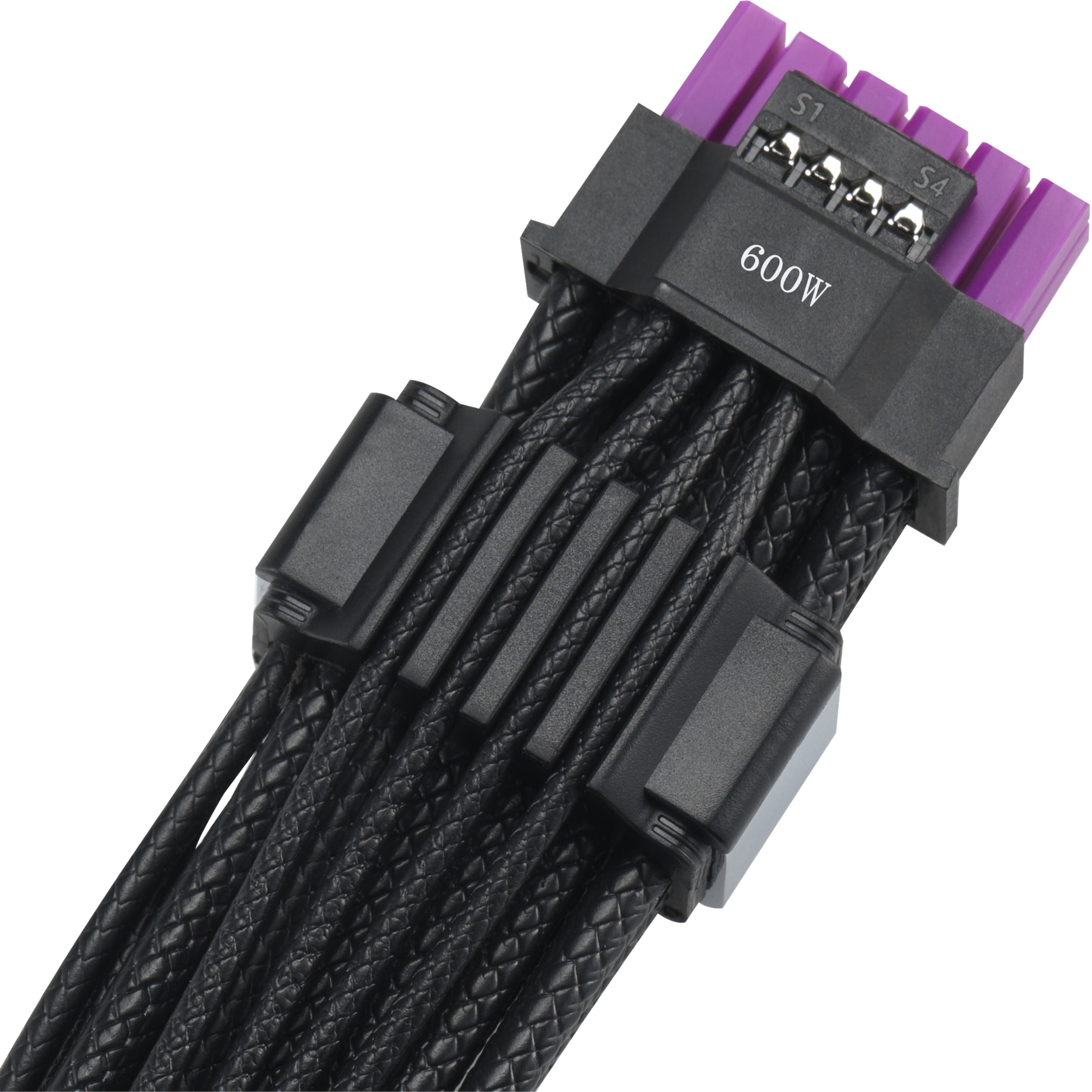 Кабель питания для видеокарты ASUS ROG Equalizer 12V-2x6 PCIe Cable with GPU-First 75см Black