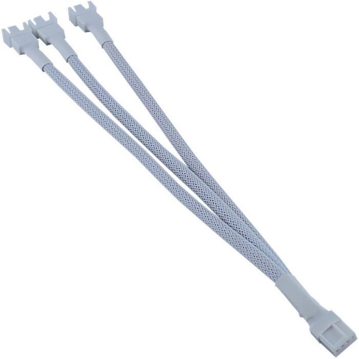Кабель-разветвитель для вентиляторов 1x4-pin to 3x4-pin White (S1124)