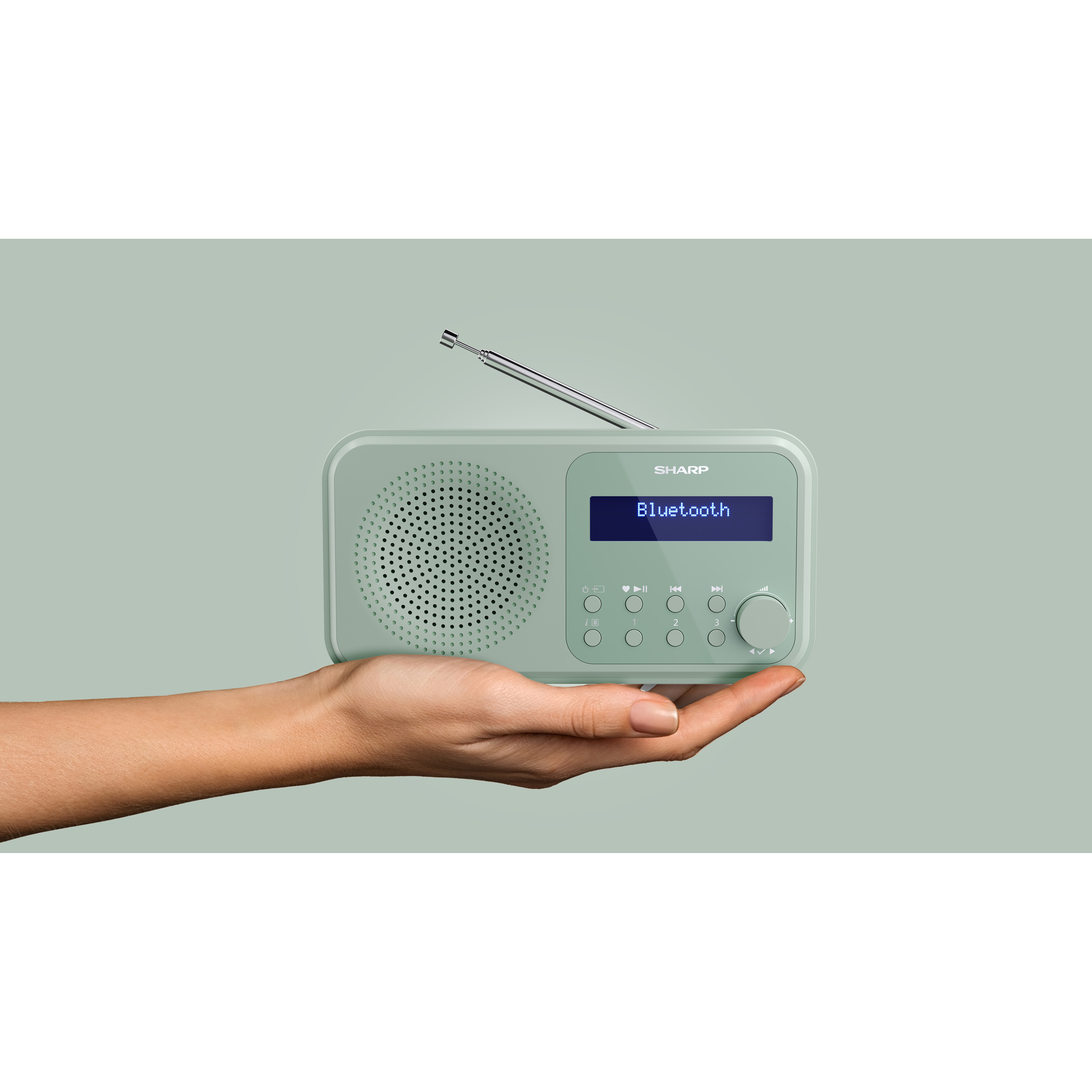 Портативный радиоприёмник SHARP DR-P420 Tokyo Portable Digital Radio Midnight Black