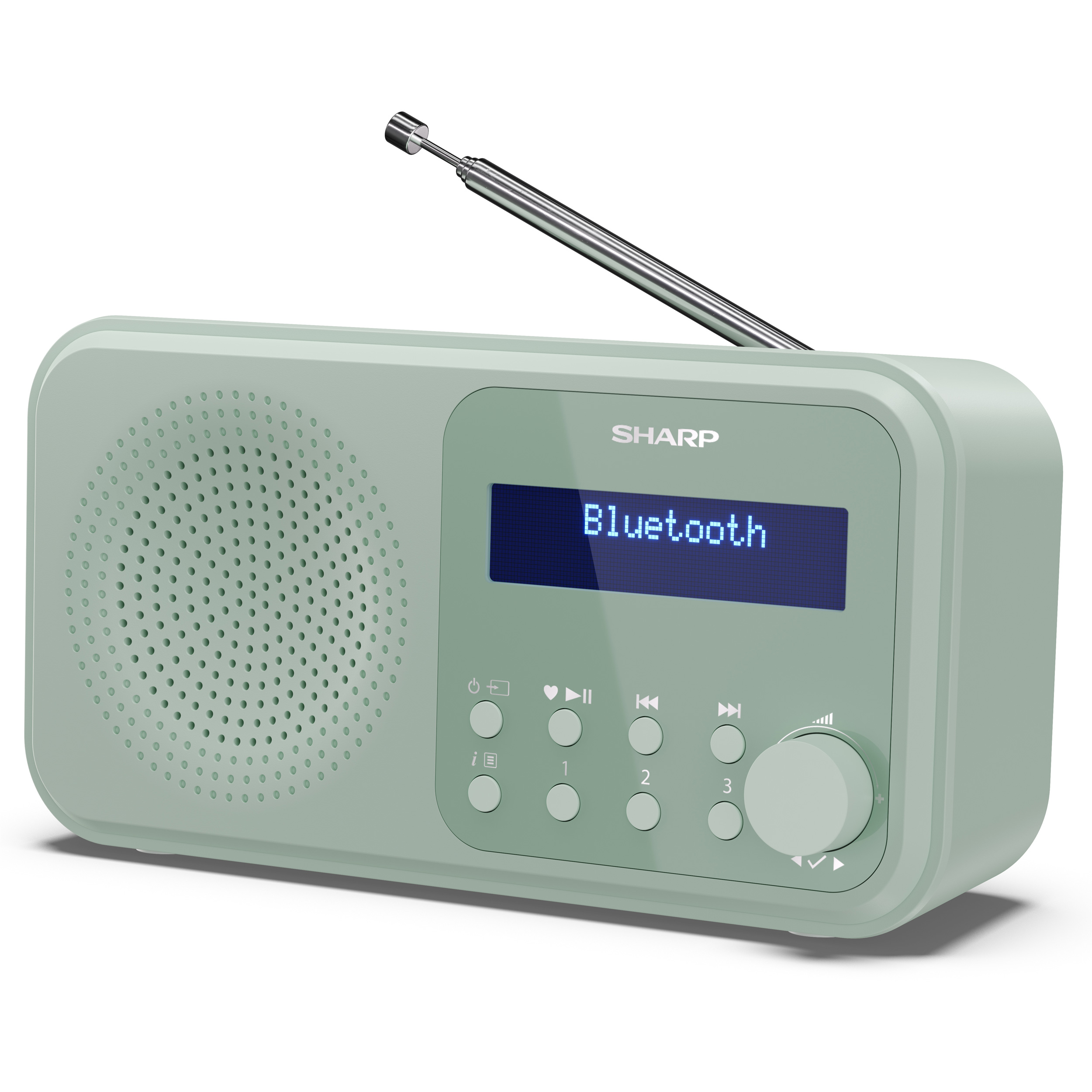 Портативный радиоприёмник SHARP DR-P420 Tokyo Portable Digital Radio Aquamarine Green