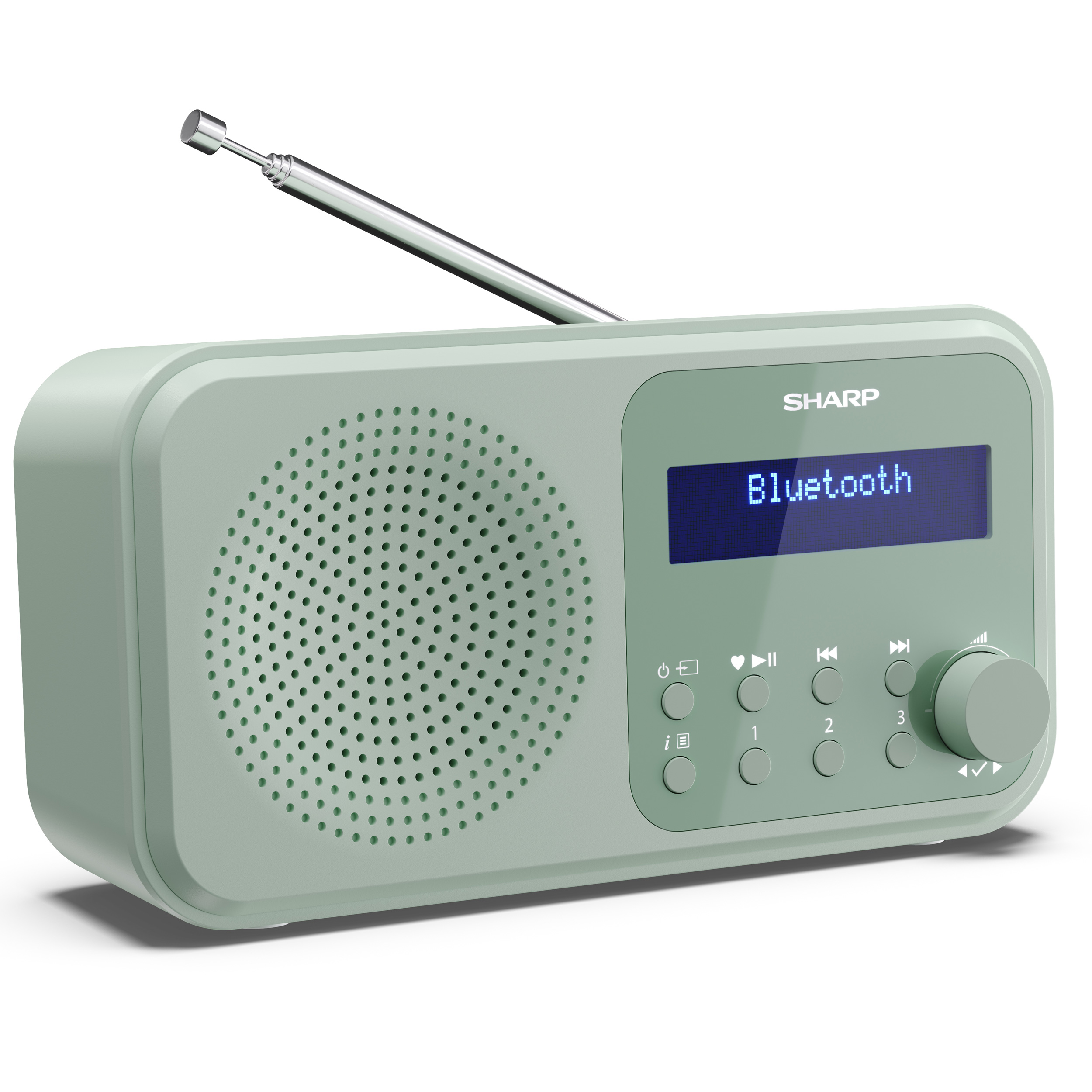 Портативный радиоприёмник SHARP DR-P420 Tokyo Portable Digital Radio Aquamarine Green