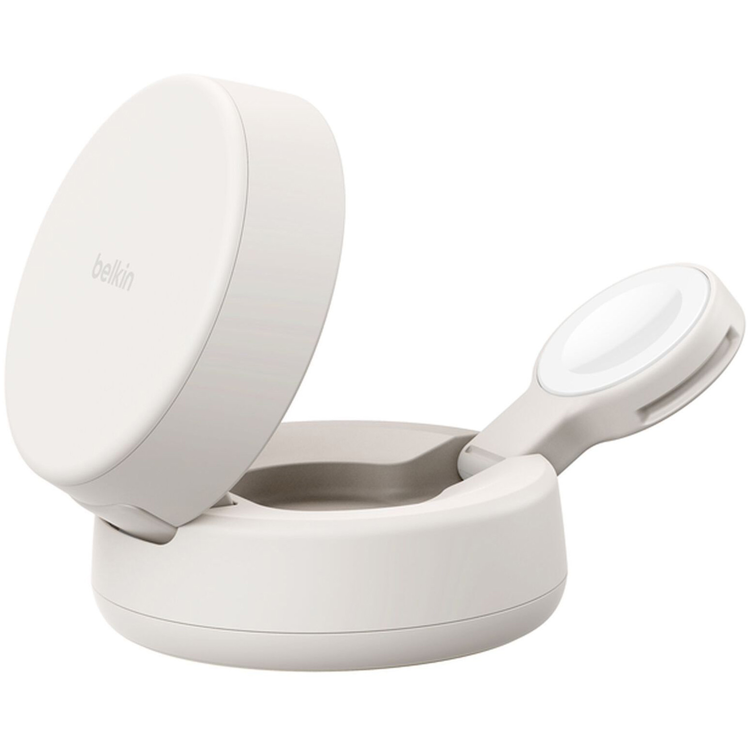 Беспроводное зарядное устройство BELKIN UltraCharge Pro 2-in-1 Convertible Magnetic Charging Dock Sand (WIZ043KQSD)