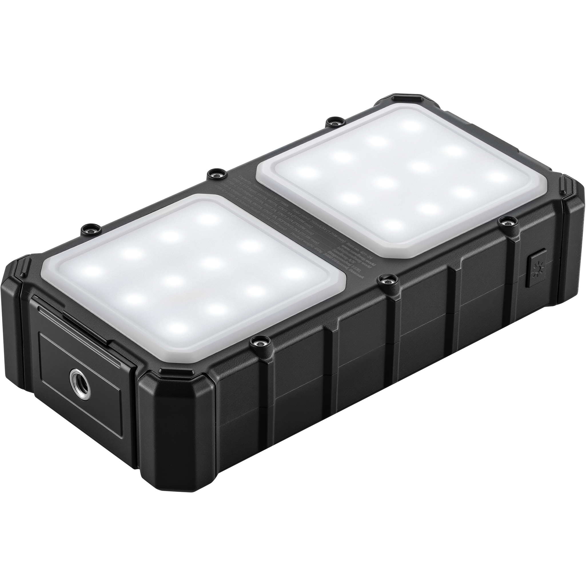Повербанк з сонячною батареєю SANDBERG Solar Powerbank CampLED 22.5W 20000mAh (421-24)