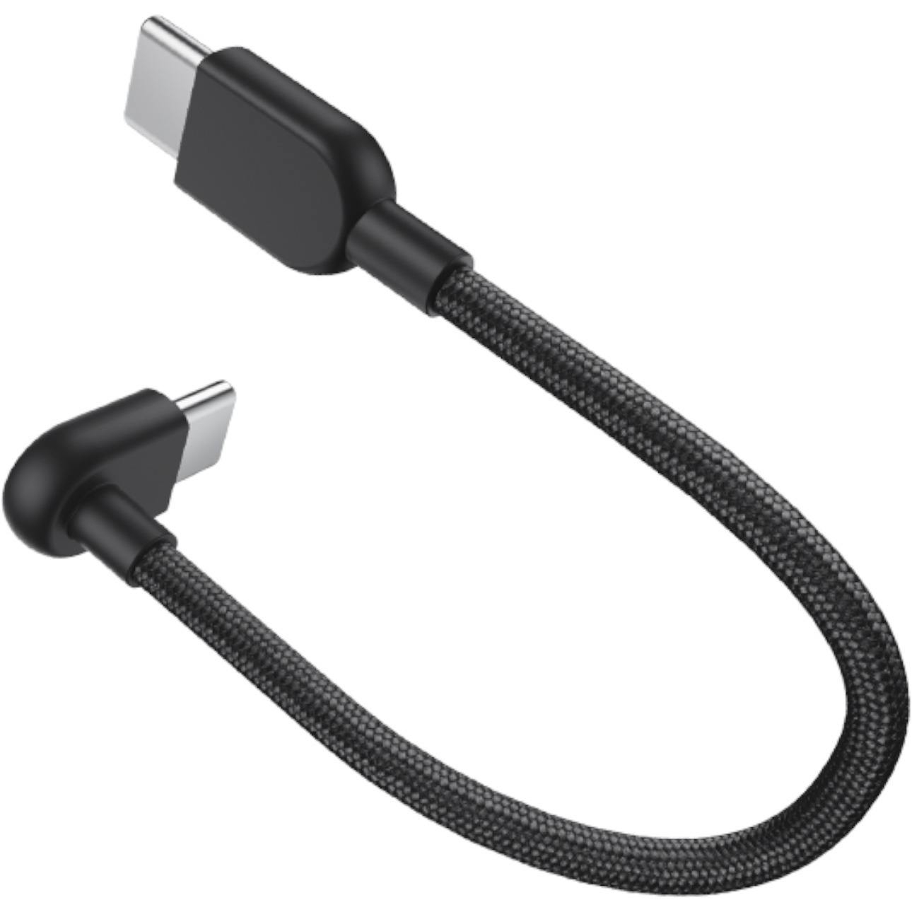 Кабель XIAOMI 3A Braided USB-C to USB-C Cable 0.1м (BHR08W0GL)