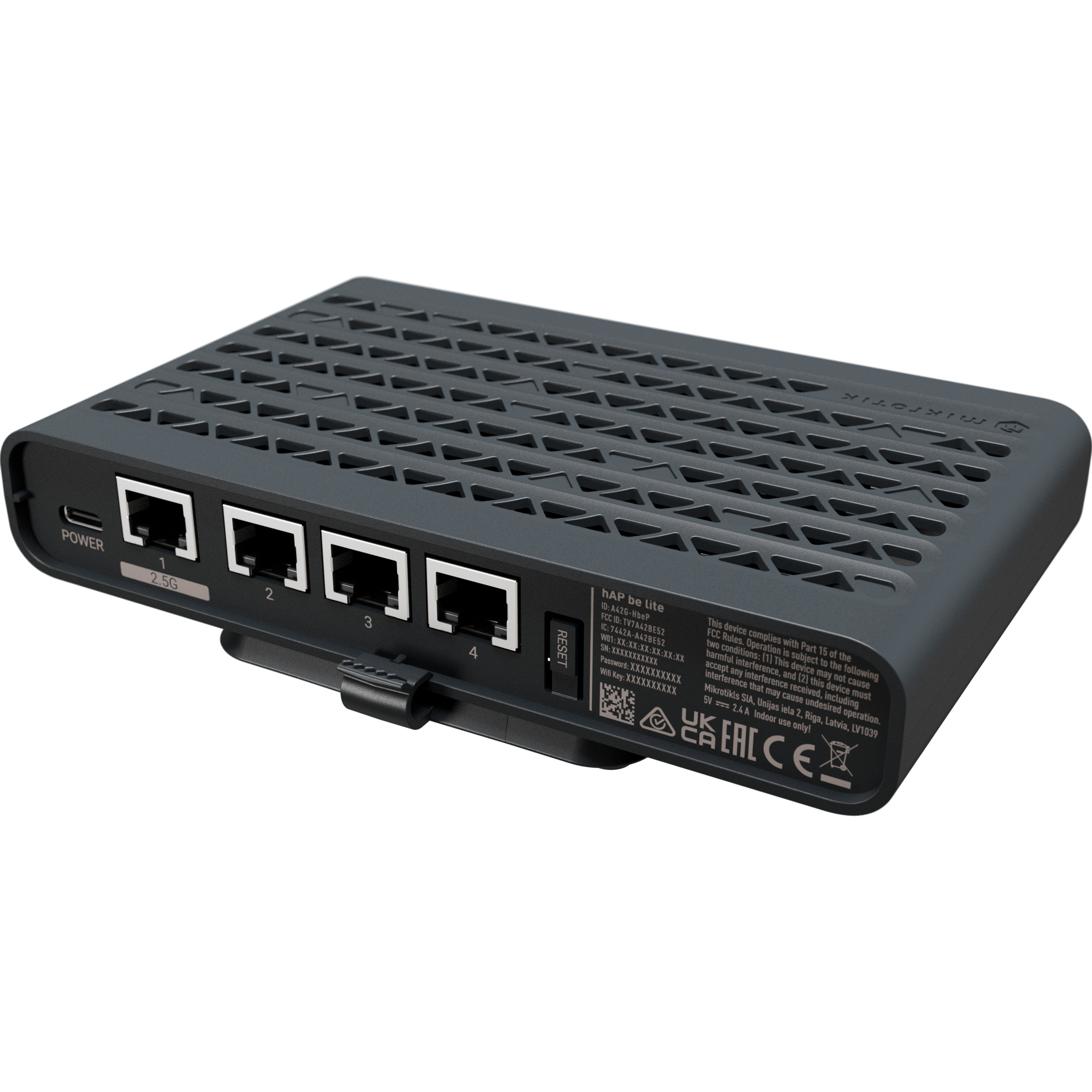Wi-Fi роутер MIKROTIK hAP be lite (A42G-HBEP)