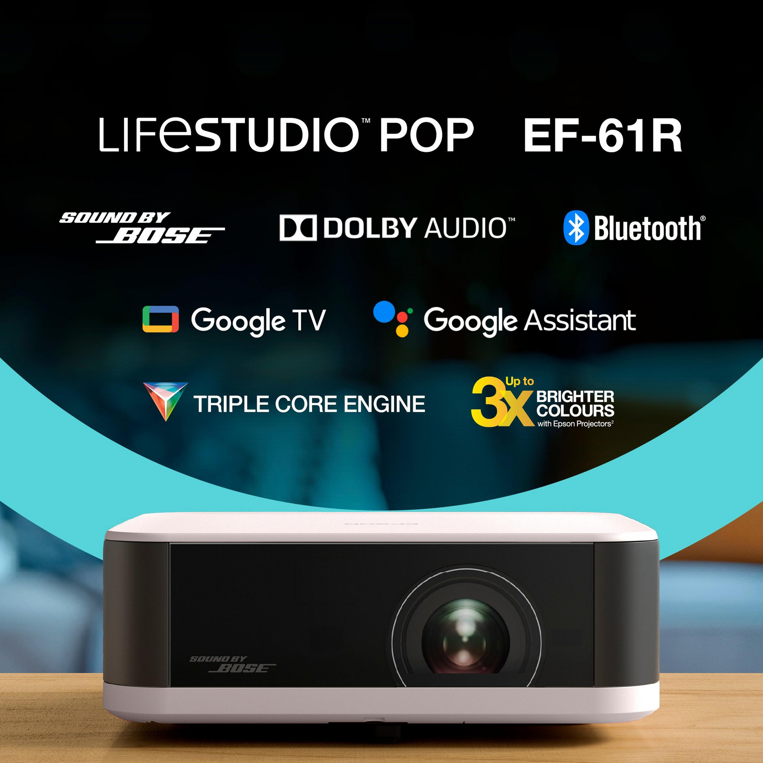 Проектор EPSON LifeStudio Pop EF-61R Quartz Rose (V11HB72242)