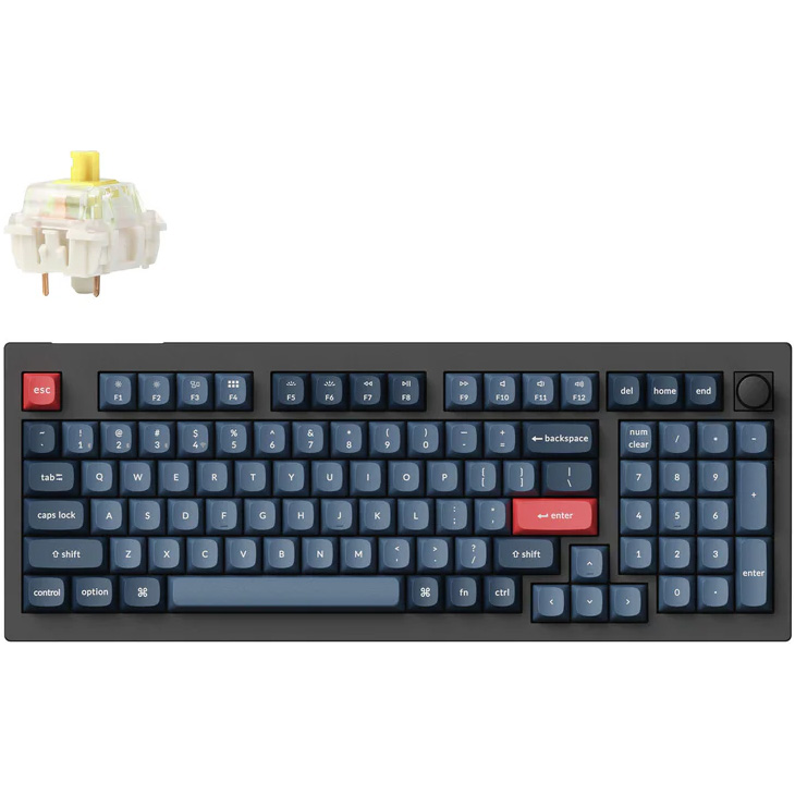 Клавиатура беспроводная KEYCHRON V5 Max Gateron Jupiter Banana Switch
