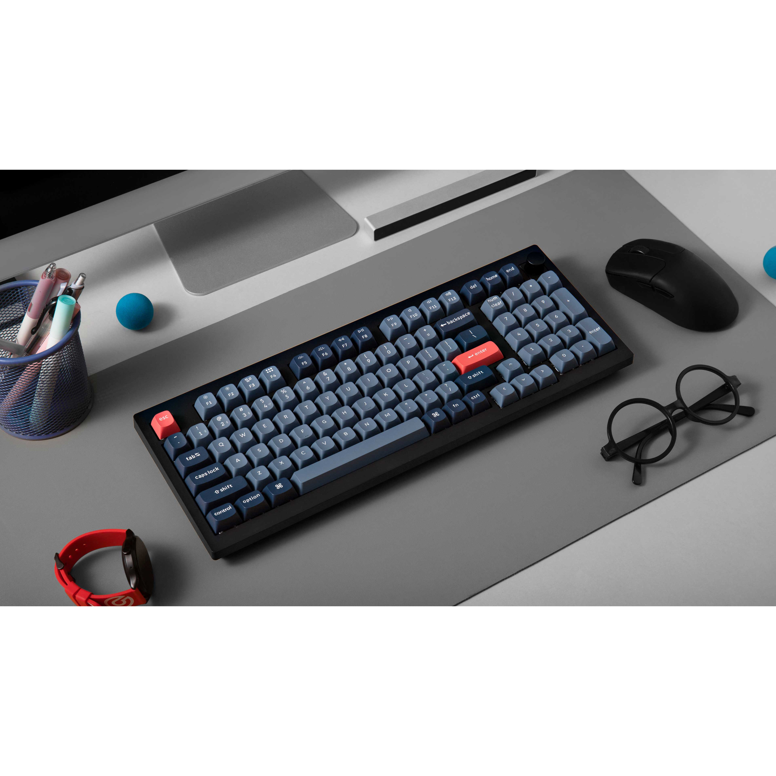 Клавиатура беспроводная KEYCHRON V5 Max Gateron Jupiter Banana Switch