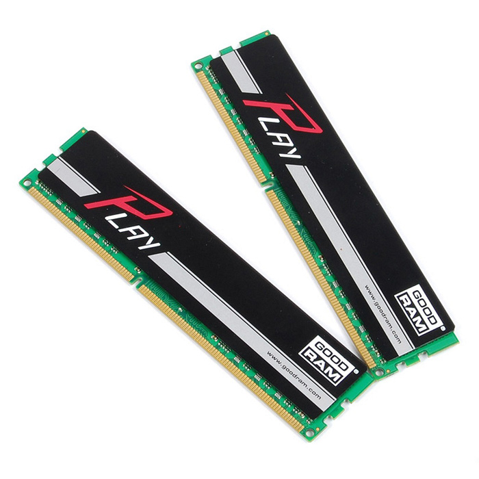 Модуль памяти GOODRAM Play DDR3 1600MHz 16GB Kit 2x8GB (GY1600D364L10/16GDC)