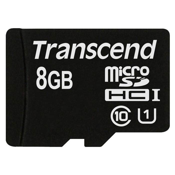 Карта памяти TRANSCEND microSDHC 8GB UHS-I Class 10 (TS8GUSDCU1)