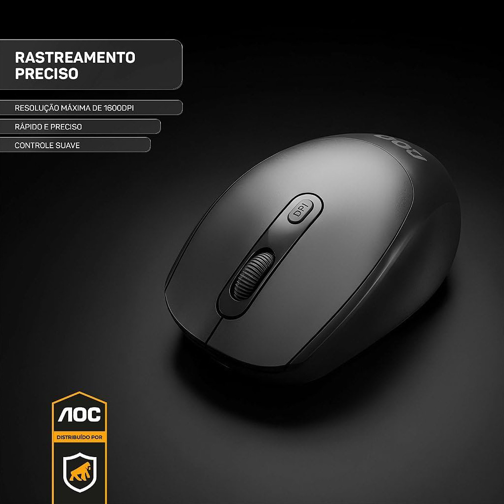 Мышь AOC MS201 Black