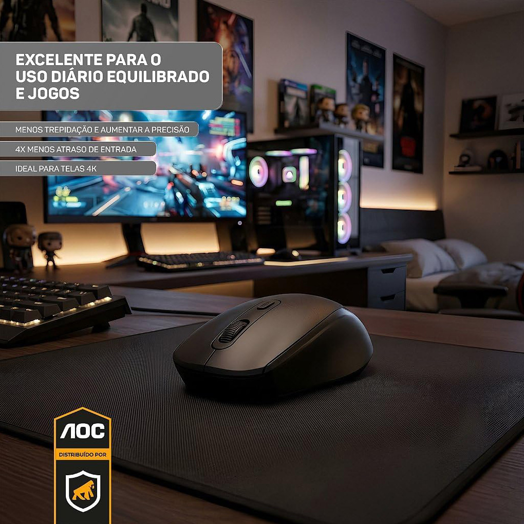 Мышь AOC MS201 Black