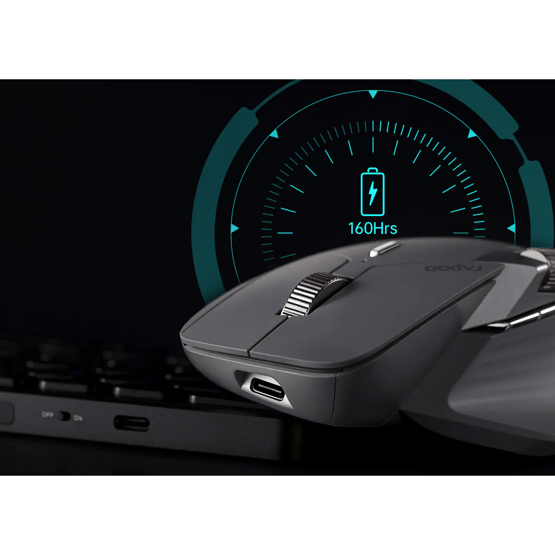 Мышь RAPOO MT760L Black