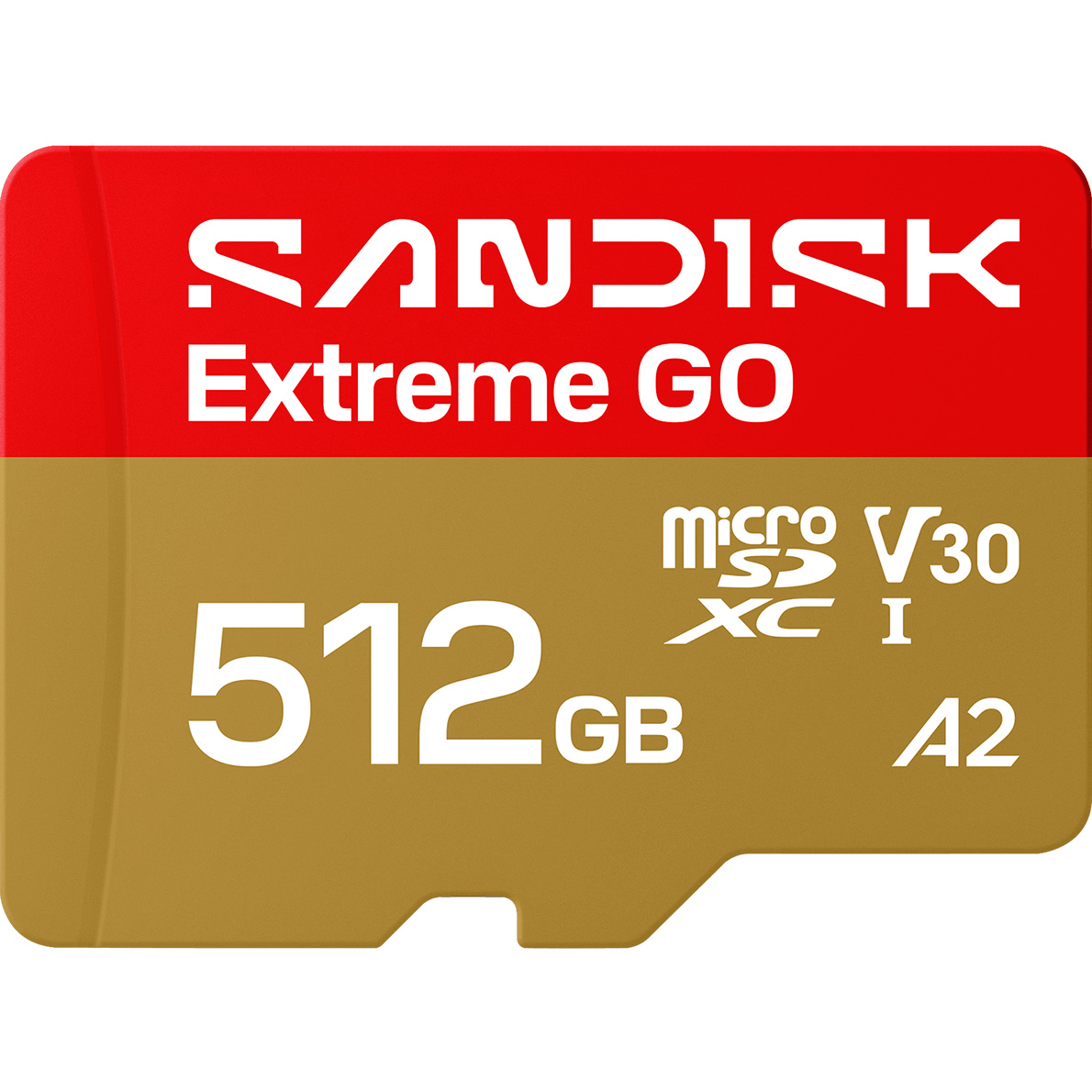 Карта пам'яті SANDISK microSDXC Extreme Go 512GB UHS-I V30 A2 Class 10 (SDSQXGN-512G-GN6MN)