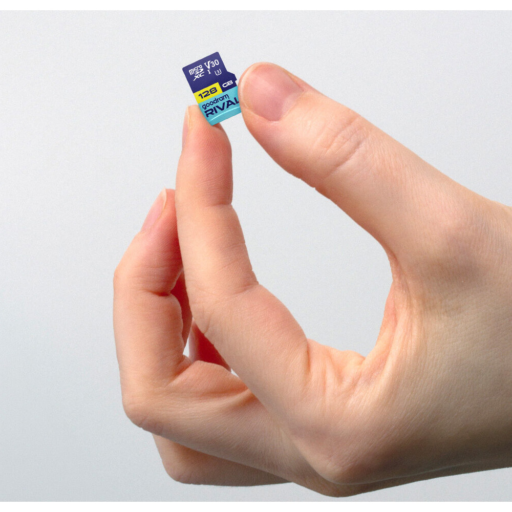 Карта памяти GOODRAM microSDXC Rival M3AA 128GB UHS-I U3 V30 Class 10 (GGSM3AA-1280R12)