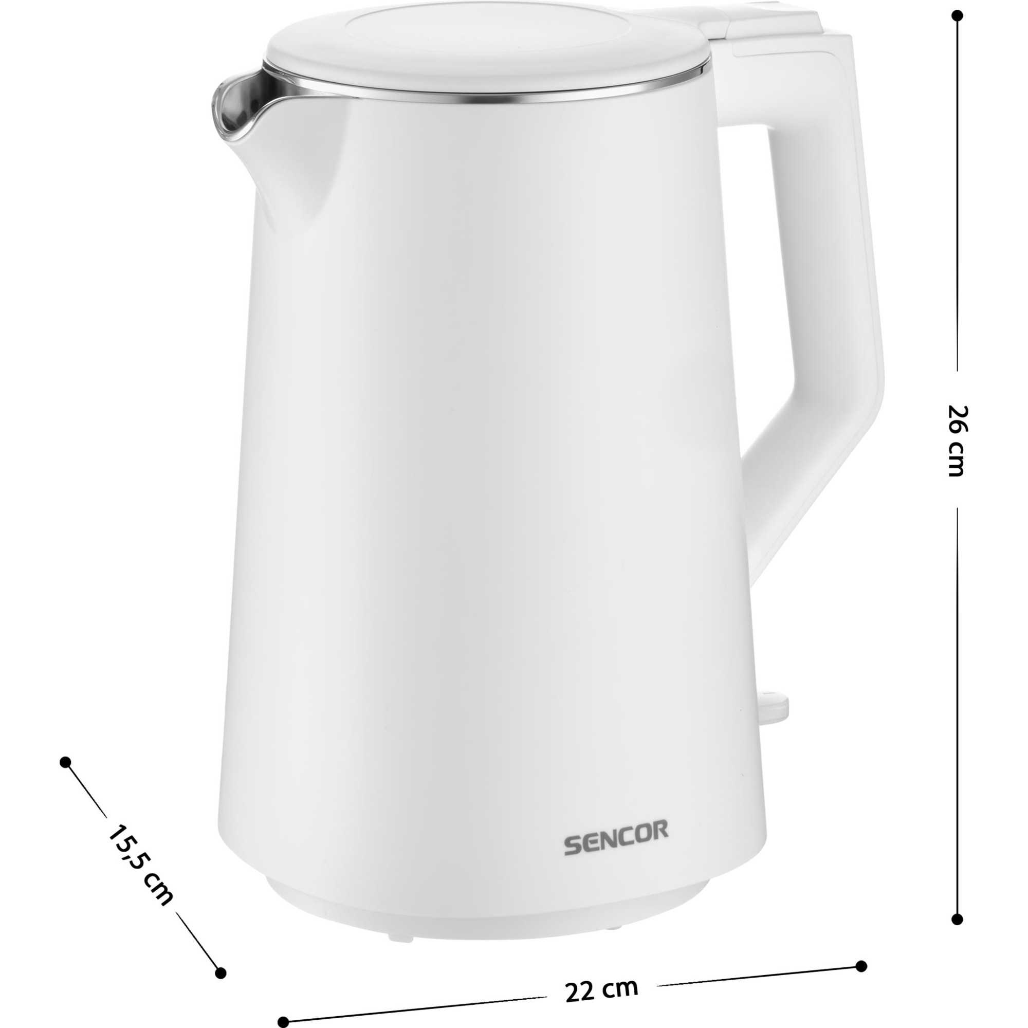 Электрочайник SENCOR SWK 0550WH (41023906)