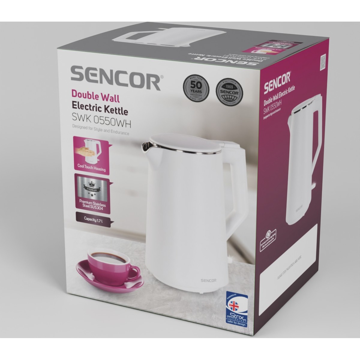 Электрочайник SENCOR SWK 0550WH (41023906)