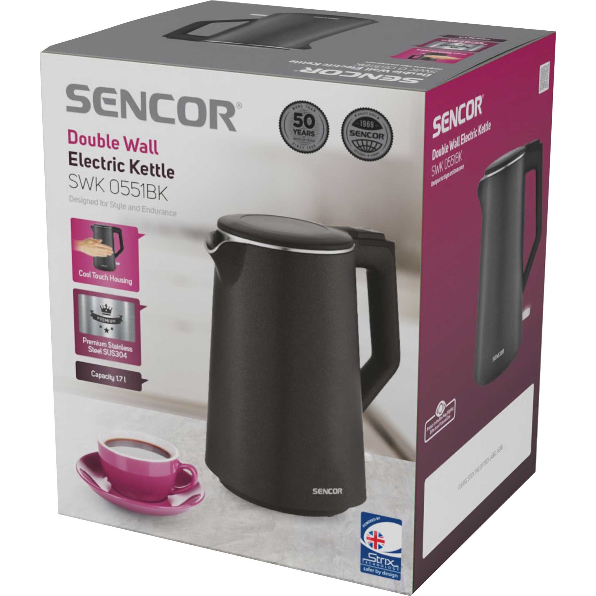 Электрочайник SENCOR SWK 0551BK (41023976)