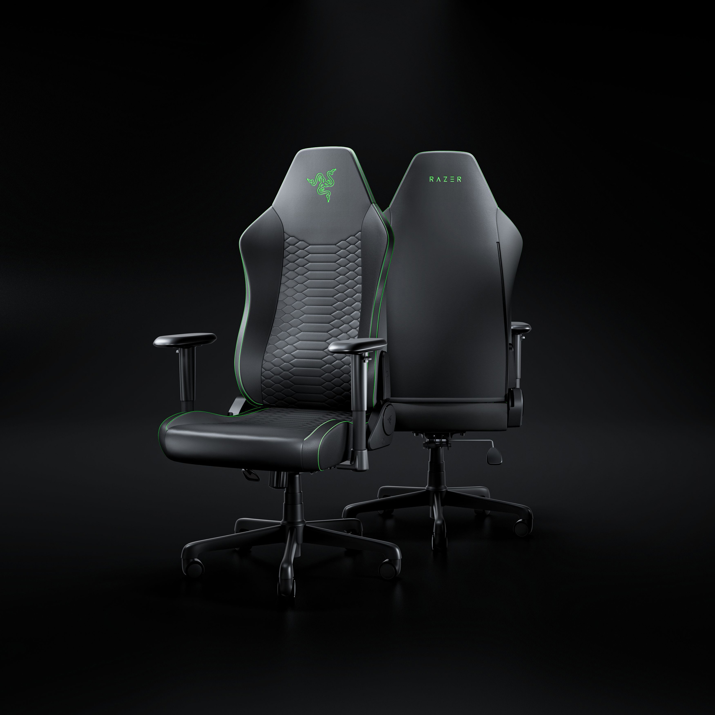 Кресло геймерское RAZER Iskur V2 X NewGen Black/Green (RZ38-05310700-R3G1)