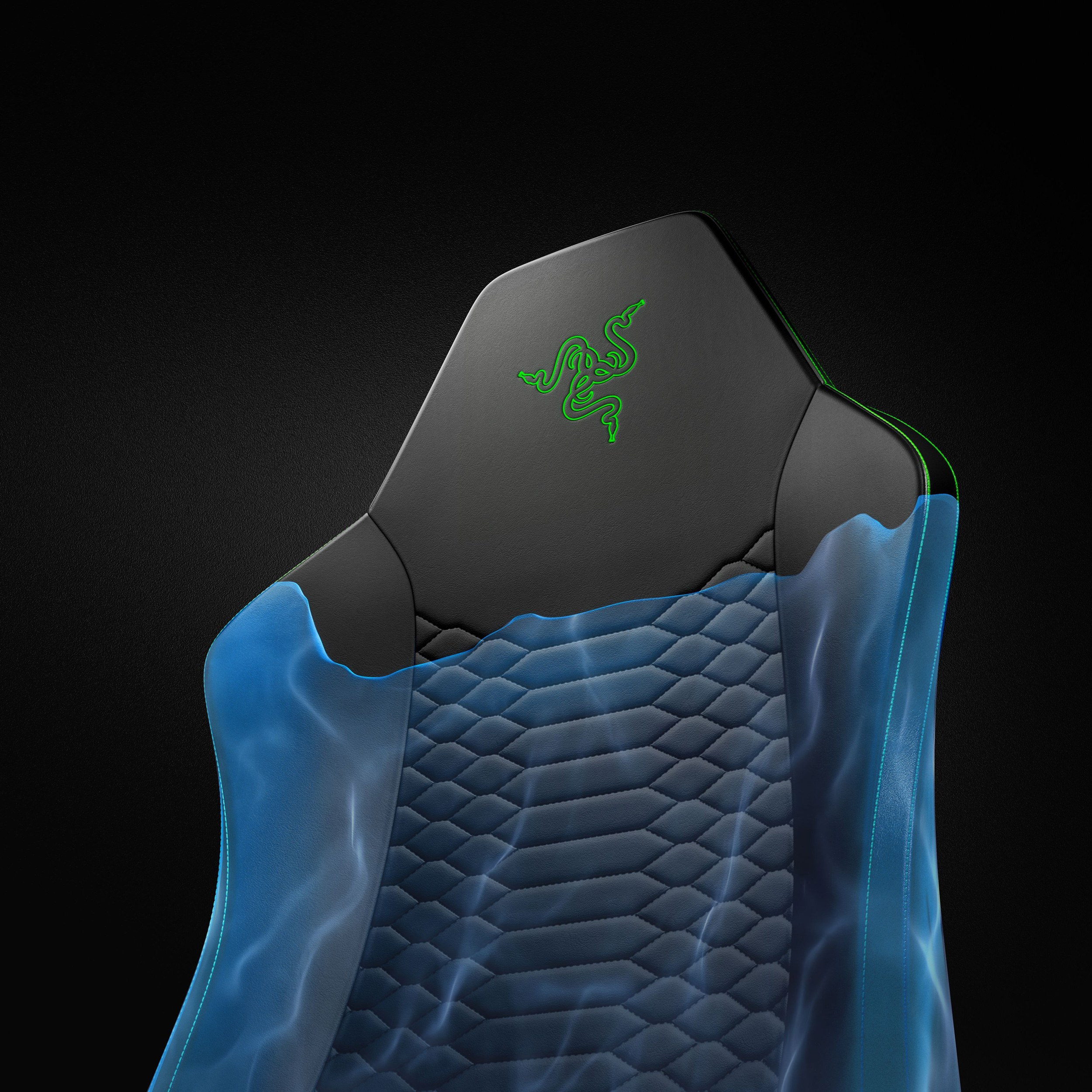 Кресло геймерское RAZER Iskur V2 X NewGen Black/Green (RZ38-05310700-R3G1)