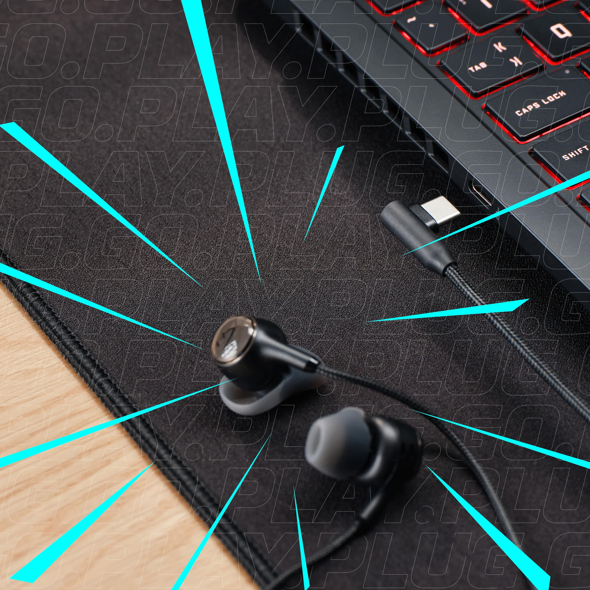 Навушники геймерскі HYPERX Cloud Earbuds III S Black (BN7S1AA)