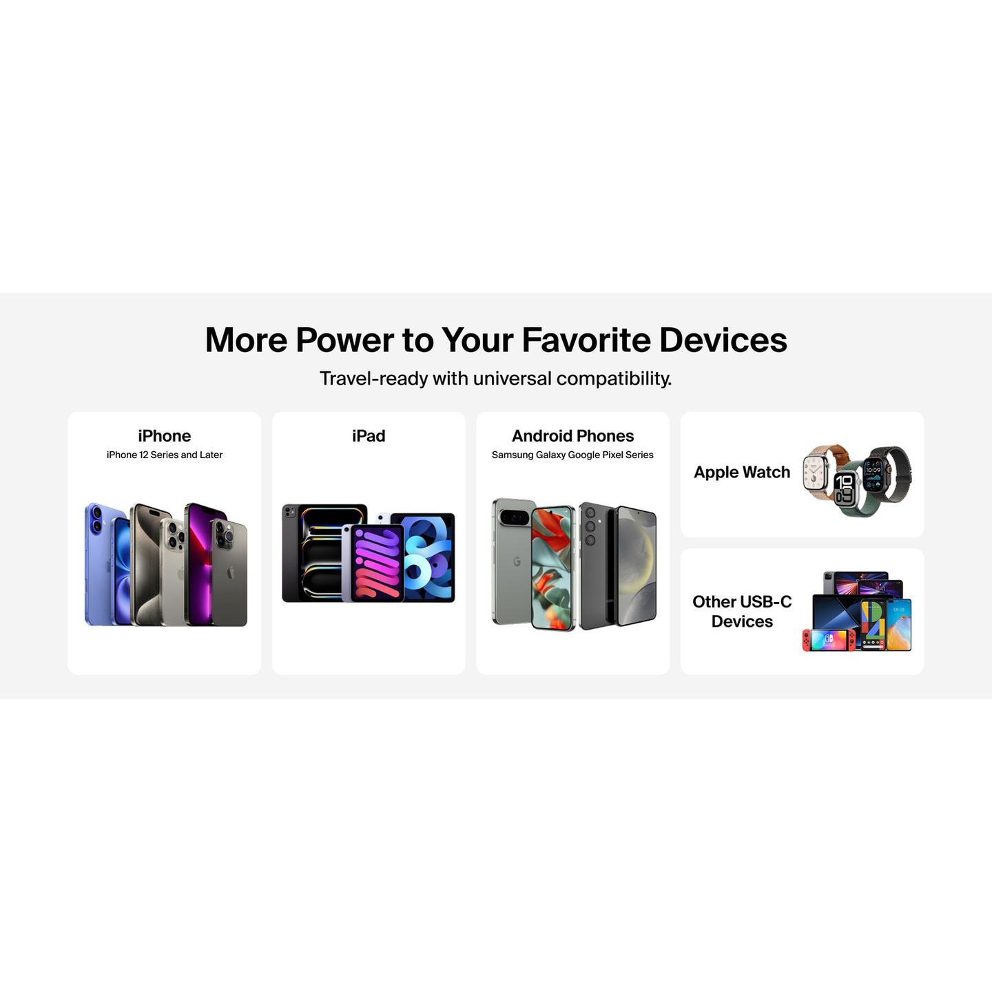 Повербанк BELKIN BoostCharge Pro Power Bank 10K with Apple Watch Charger 45W 10000mAh Black (BPD012HQBK)