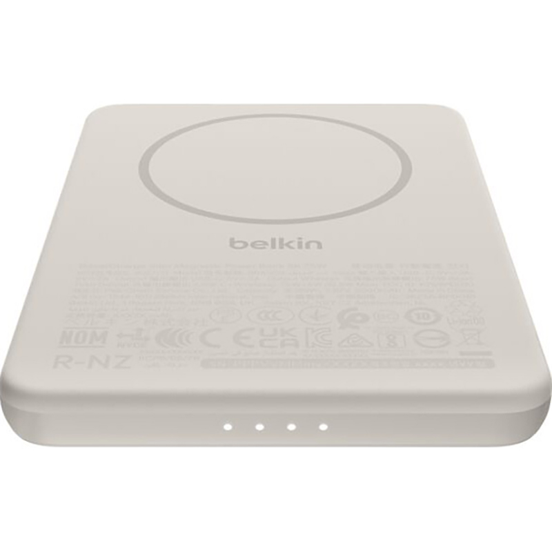 Повербанк MagSafe BELKIN BoostCharge Slim Magnetic Power Bank 5K 15W 5000mAh Sand (BPD020HQSA)