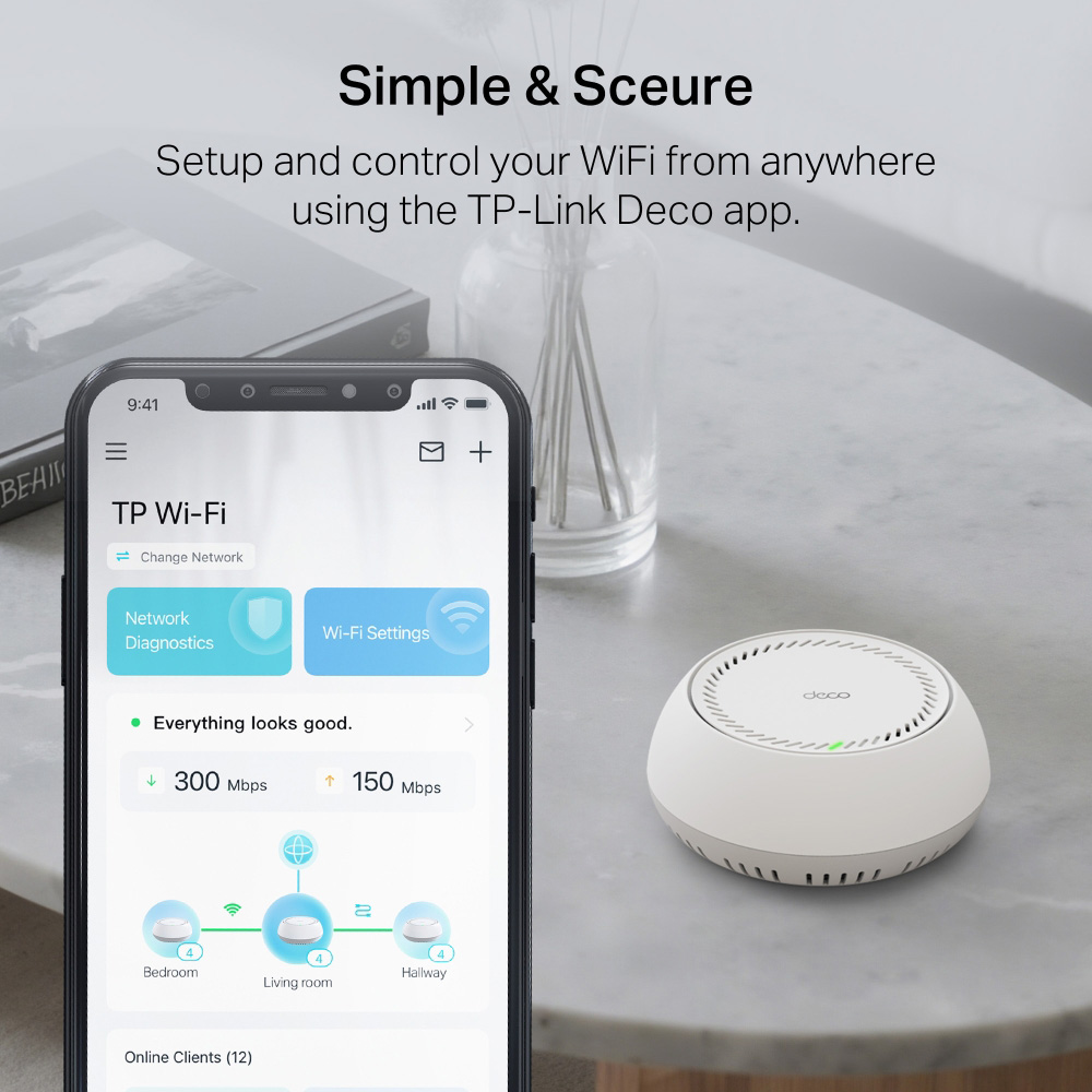 Wi-Fi Mesh система TP-LINK Deco BE65-PoE 3-pack