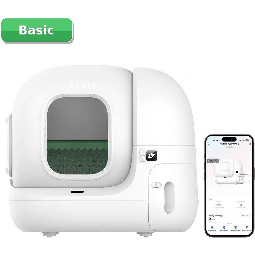 Розумний лоток для котів PETKIT PuraMax 2 Automatic Litter Box Basic (P9902 BASIC)