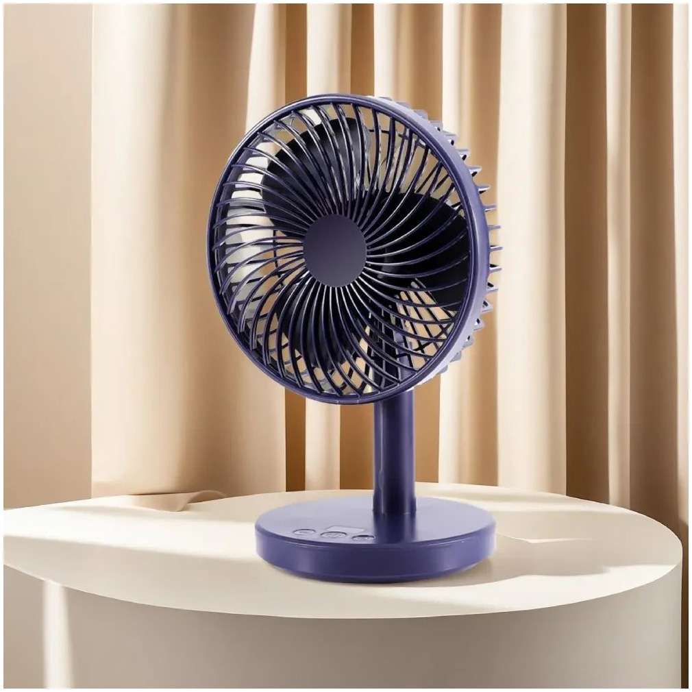 Настольный портативный вентилятор JISULIFE Desktop Small Fan 01 Dark Blue