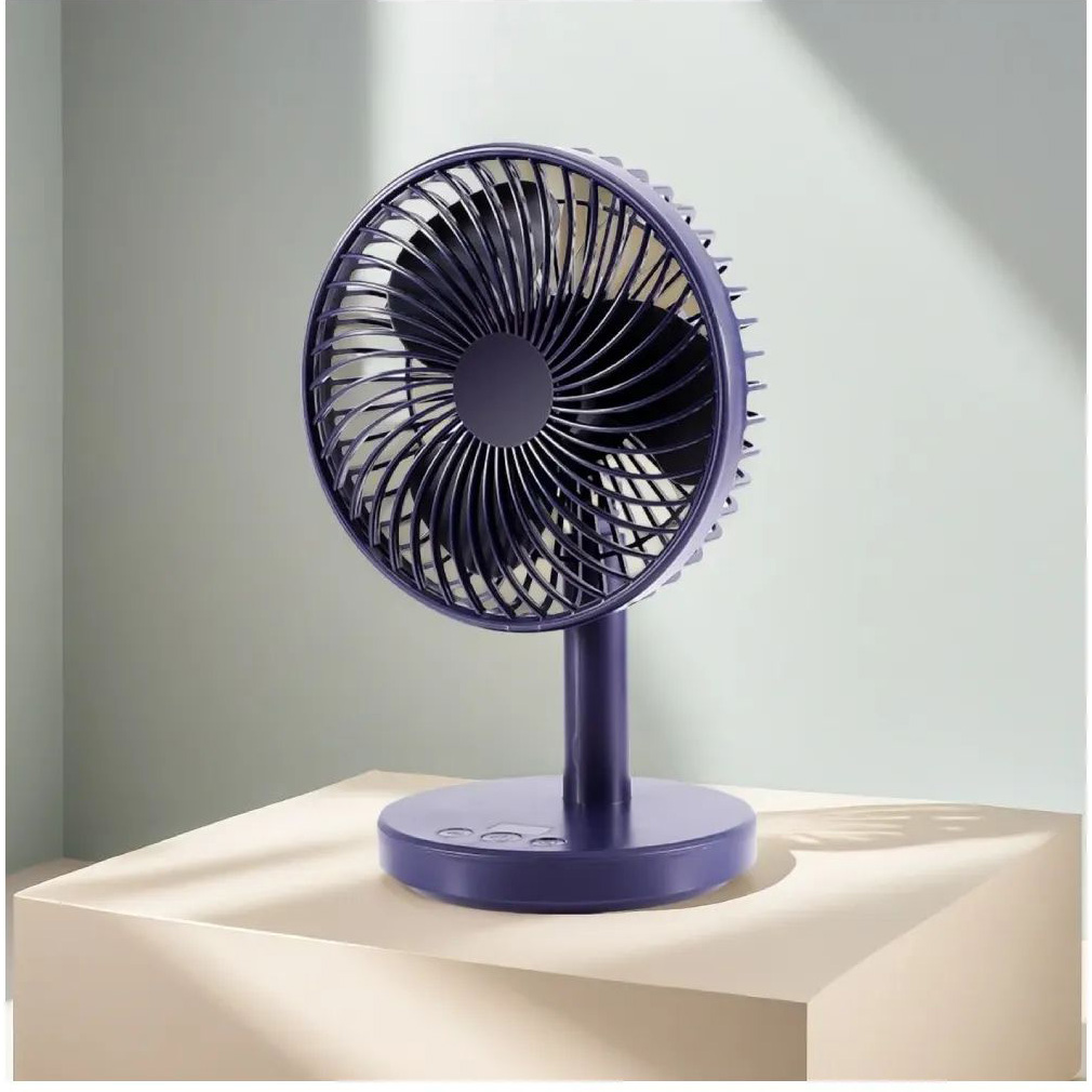 Настольный портативный вентилятор JISULIFE Desktop Small Fan 01 Dark Blue