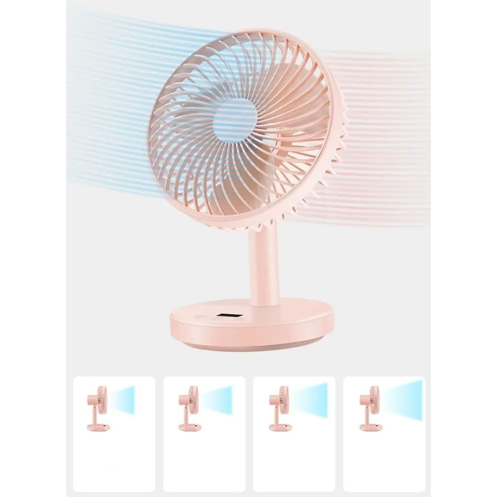 Настольный портативный вентилятор JISULIFE Desktop Small Fan 01 Dark Blue