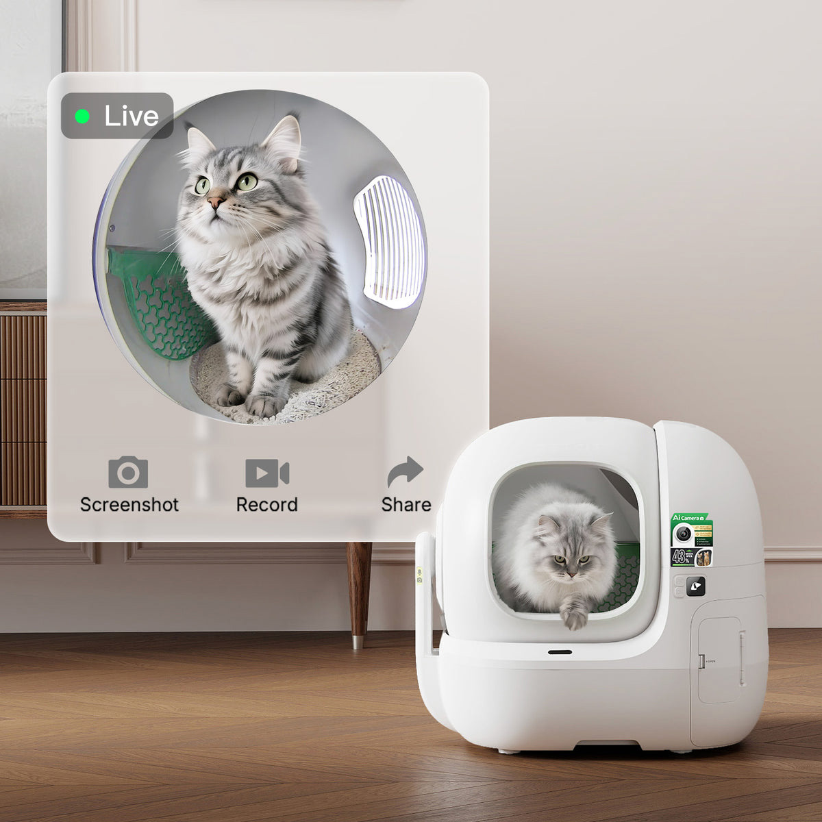 Розумний лоток для котів PETKIT Purobot Max Pro 2 Automatic Cat Litter Box (P9904 PRO 2)