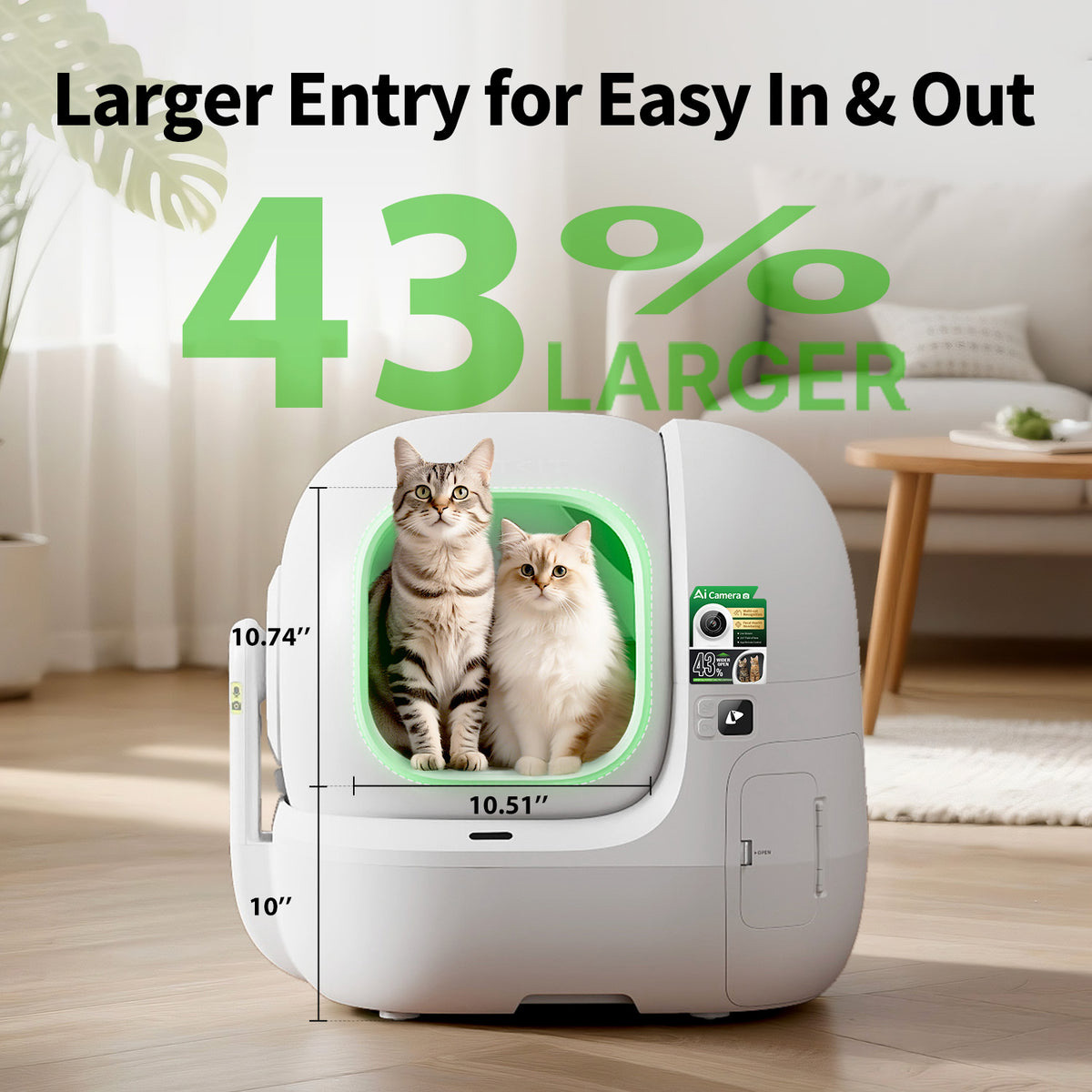 Розумний лоток для котів PETKIT Purobot Max Pro 2 Automatic Cat Litter Box (P9904 PRO 2)