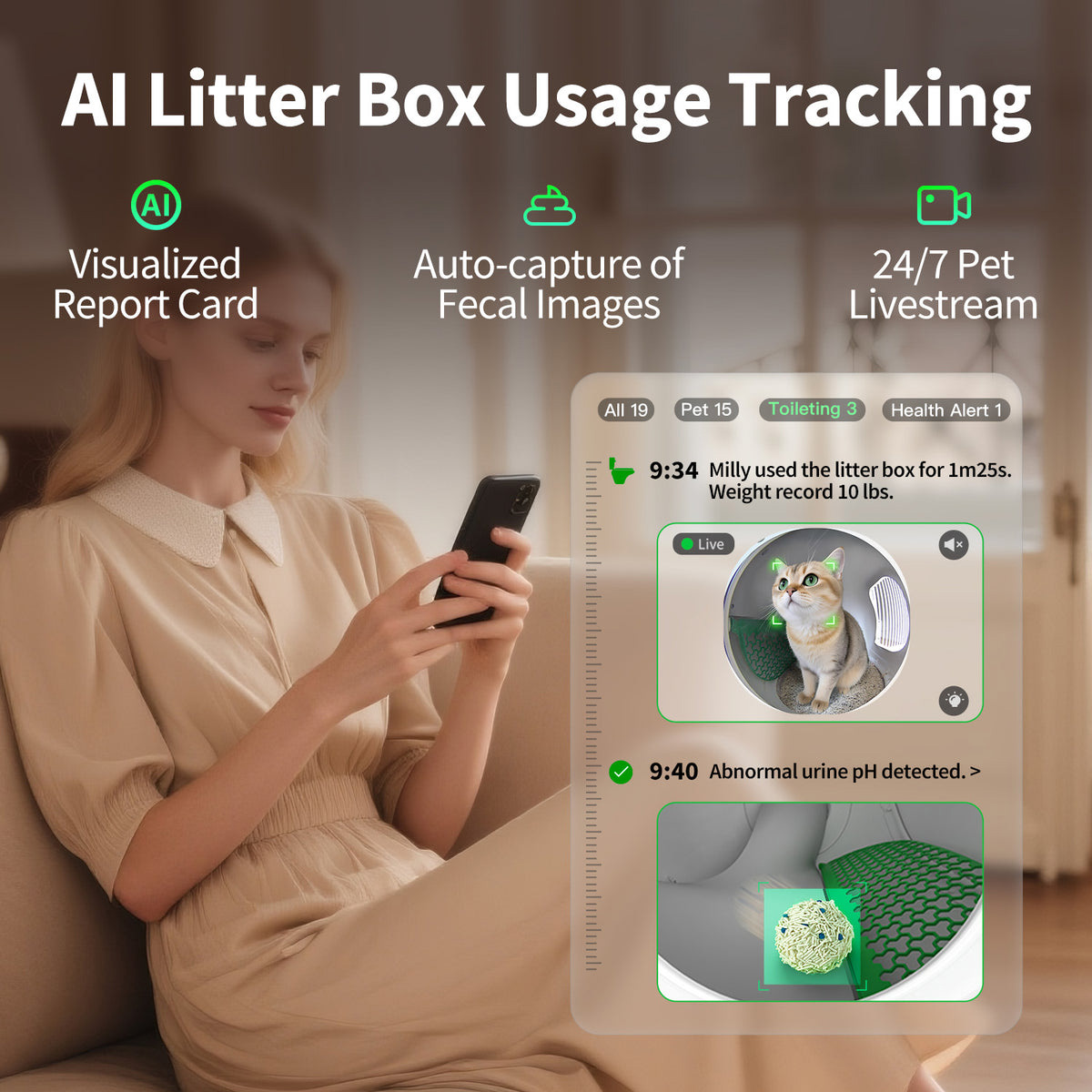 Розумний лоток для котів PETKIT Purobot Max Pro 2 Automatic Cat Litter Box (P9904 PRO 2)