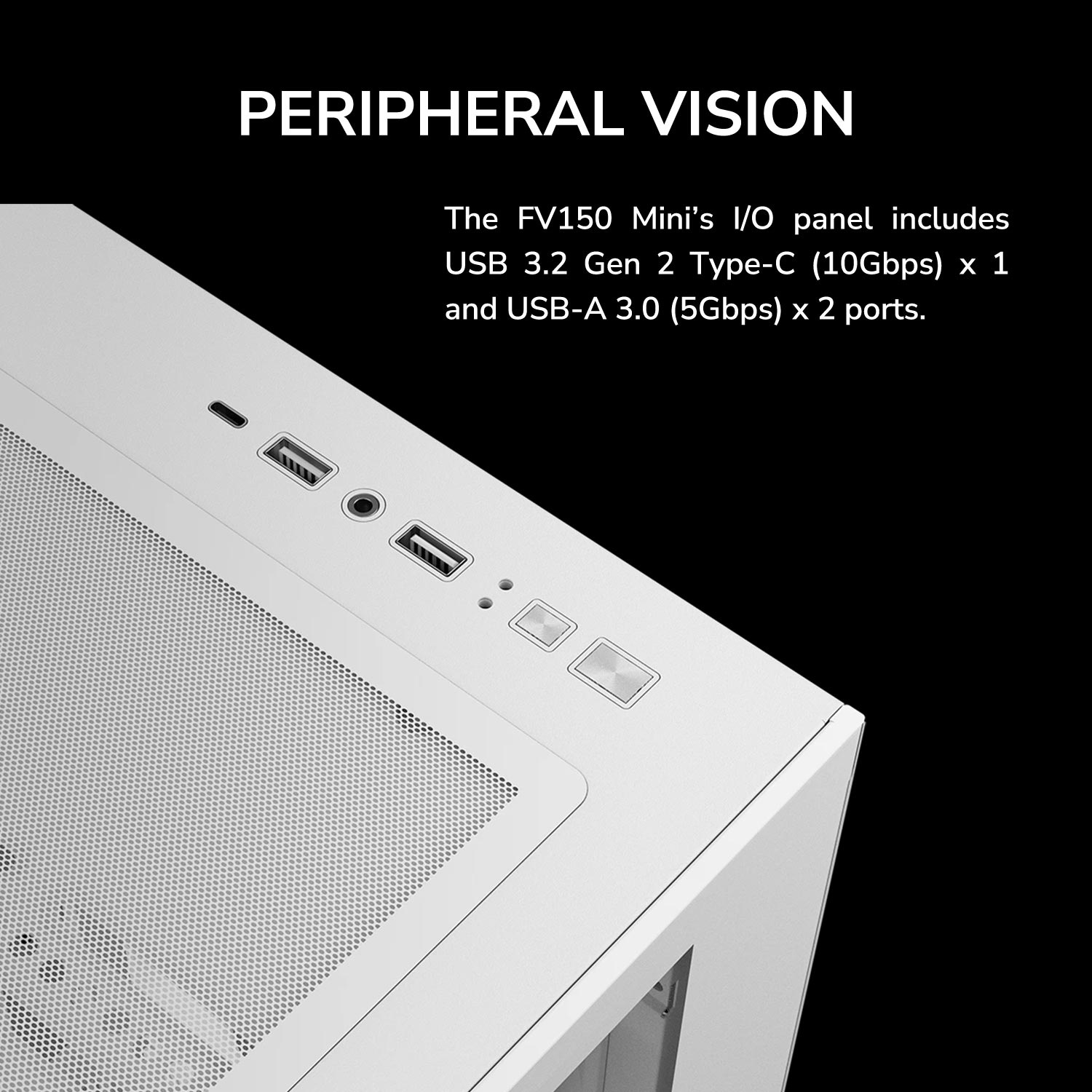 Корпус COUGAR FV150 Mini White (382QA60.0002)